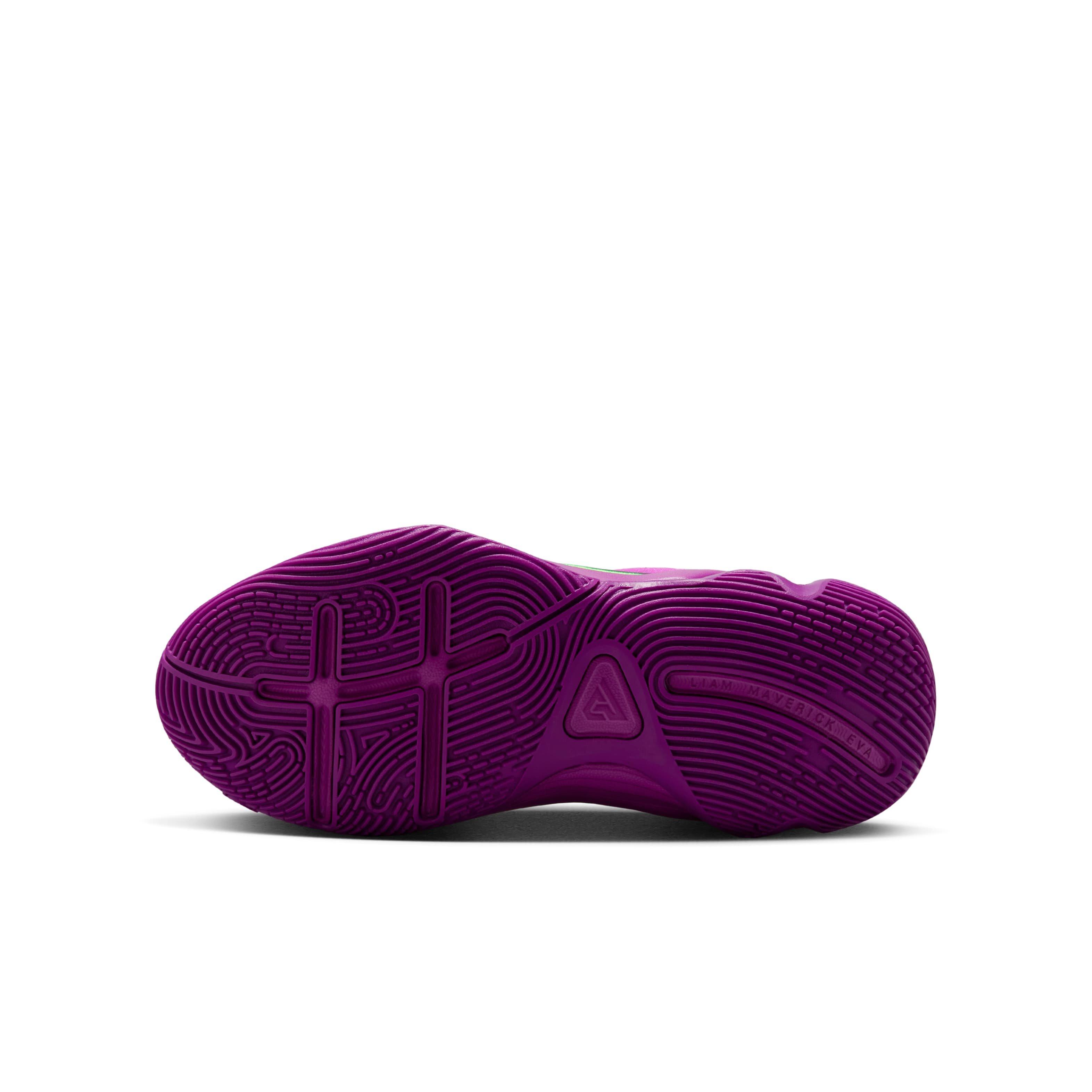Nike Giannis Immortality 4 Grade School Boys' "Berry/Green Strike/Violet/Black" Basketball Shoe