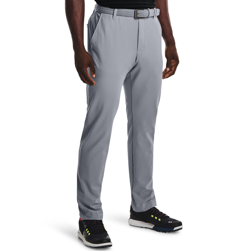 UNDER ARMOUR Tapered Workout Pants in Dark Grey