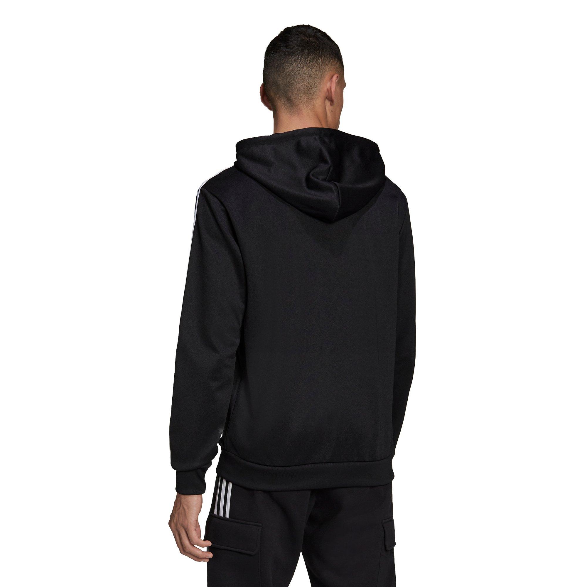 | - Men\'s Zip Full Hibbett City Gear adidas Black Track Jacket Classics Adicolor Originals Hooded -