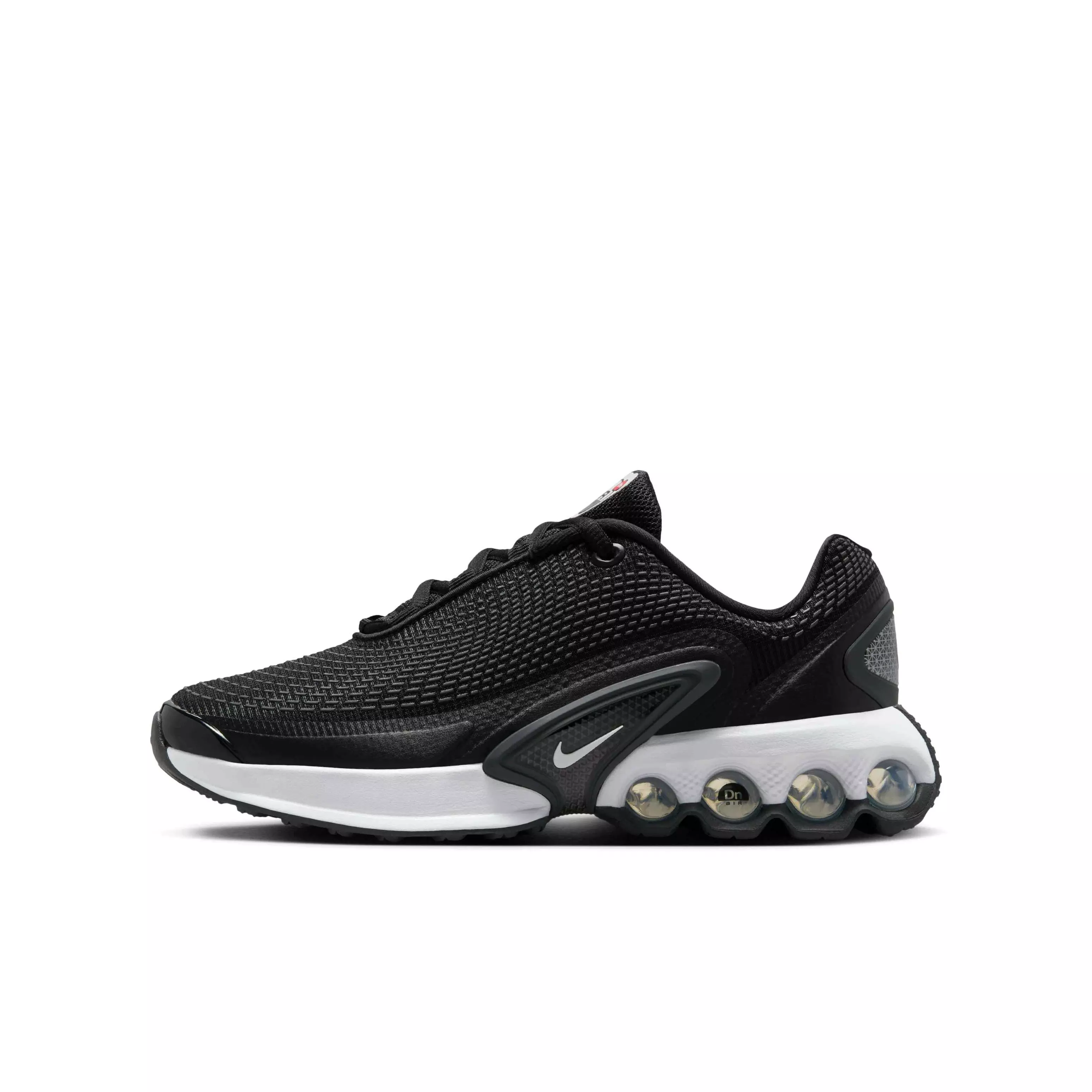 Nike Air Max Dn "Black/Dark Grey/Black/White" Grade School Boys' Shoe - BLACK/DK GREY/BLACK/WHITE