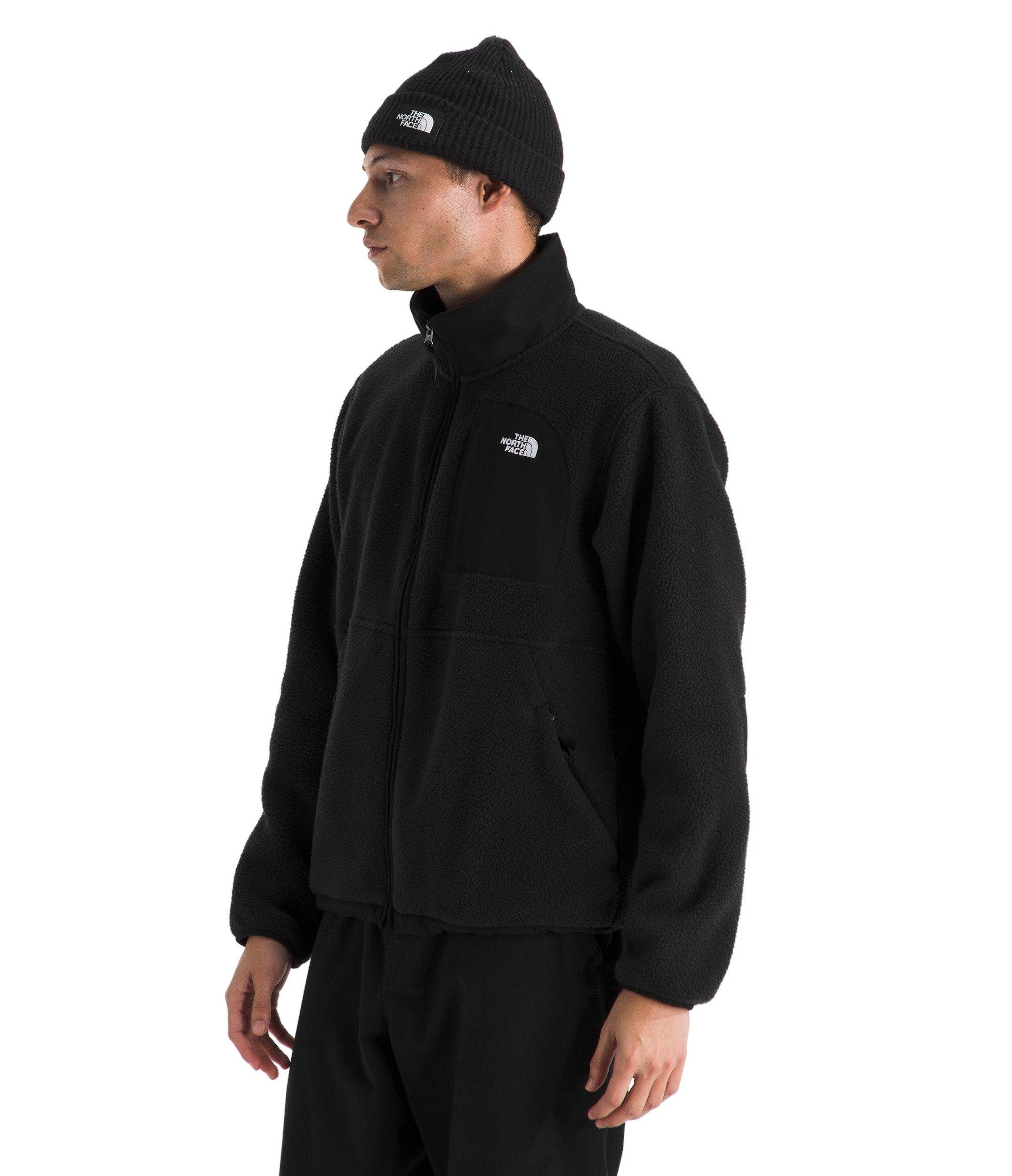 The North Face Men's Yumiori Off-Peak Full-Zip Fleece Jacket -Black - BLACK Thumbnail View 3