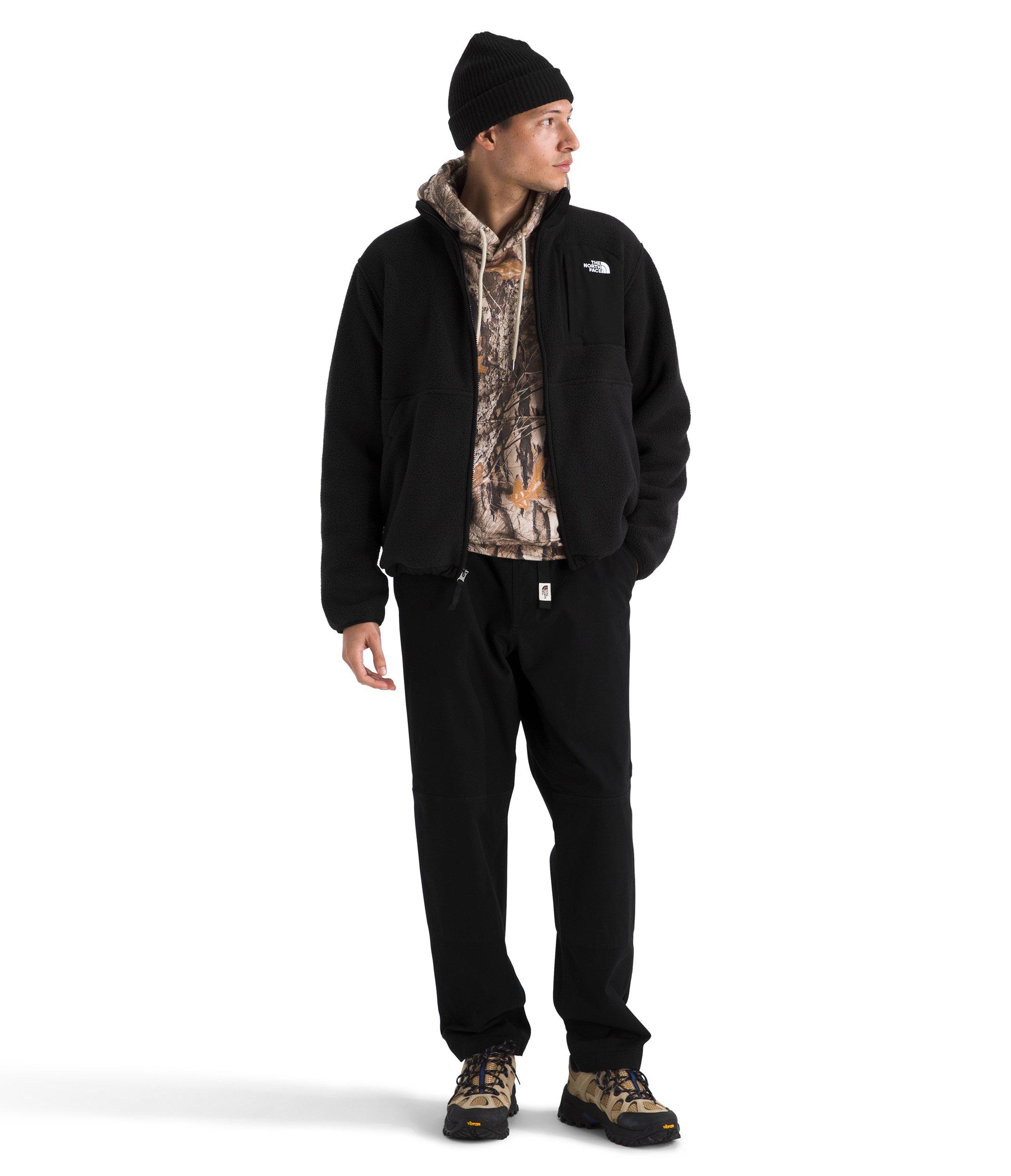 The North Face Men's Yumiori Off-Peak Full-Zip Fleece Jacket -Black - BLACK Thumbnail View 4