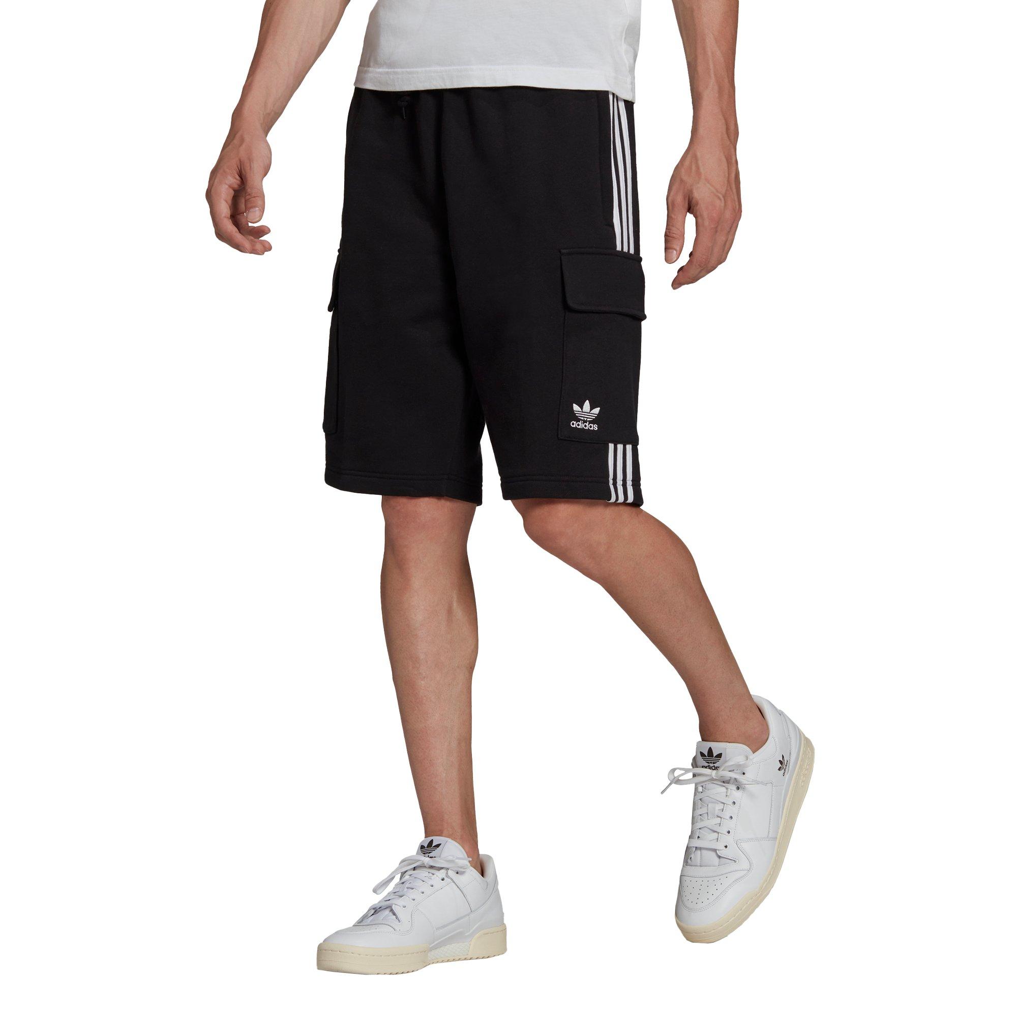 adidas Originals Men\'s Adicolor Classics City Cargo Shorts - - 3-Stripes Black Gear | Hibbett