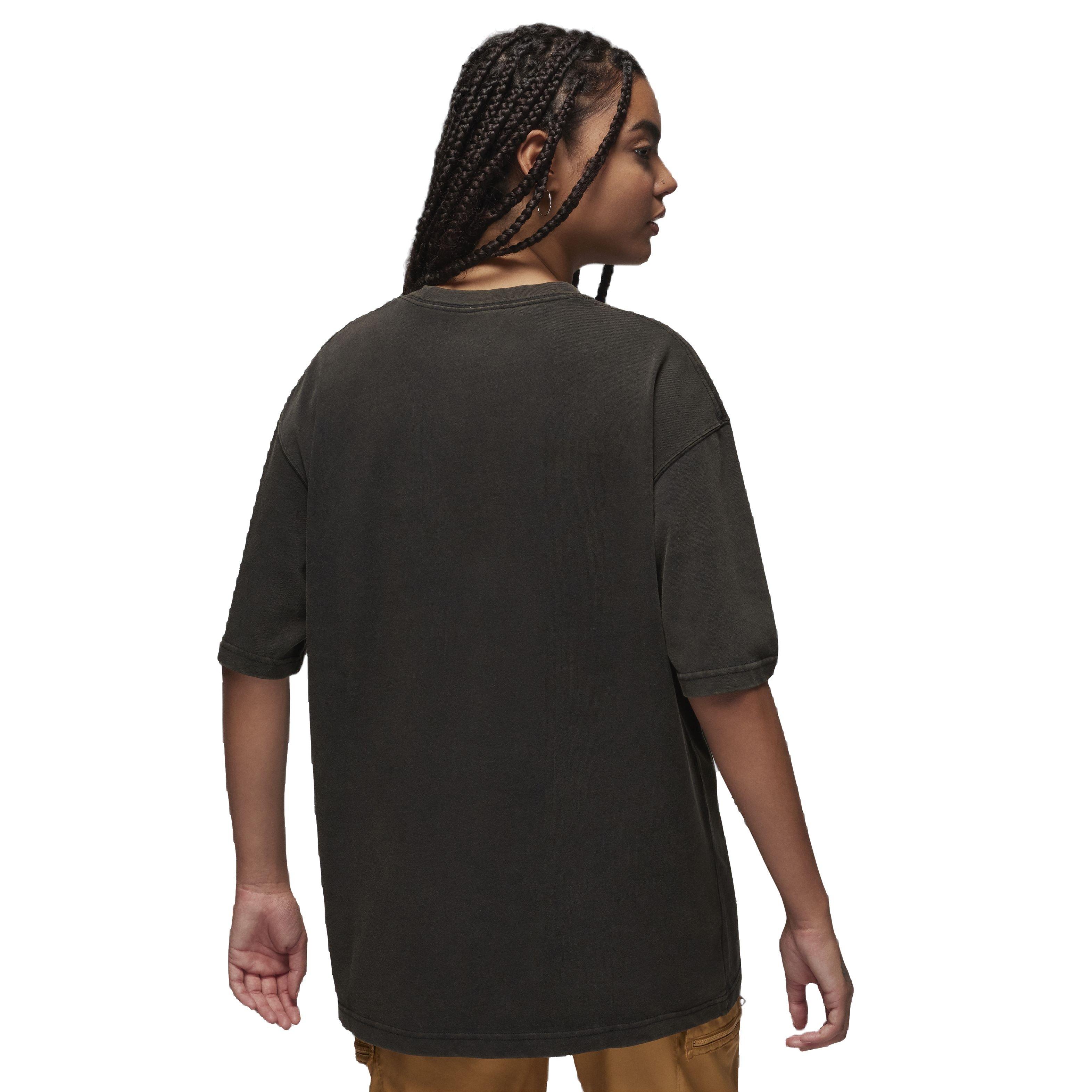 Jordan Women's Oversized Graphic T-Shirt -Black - BLACK Thumbnail View 2