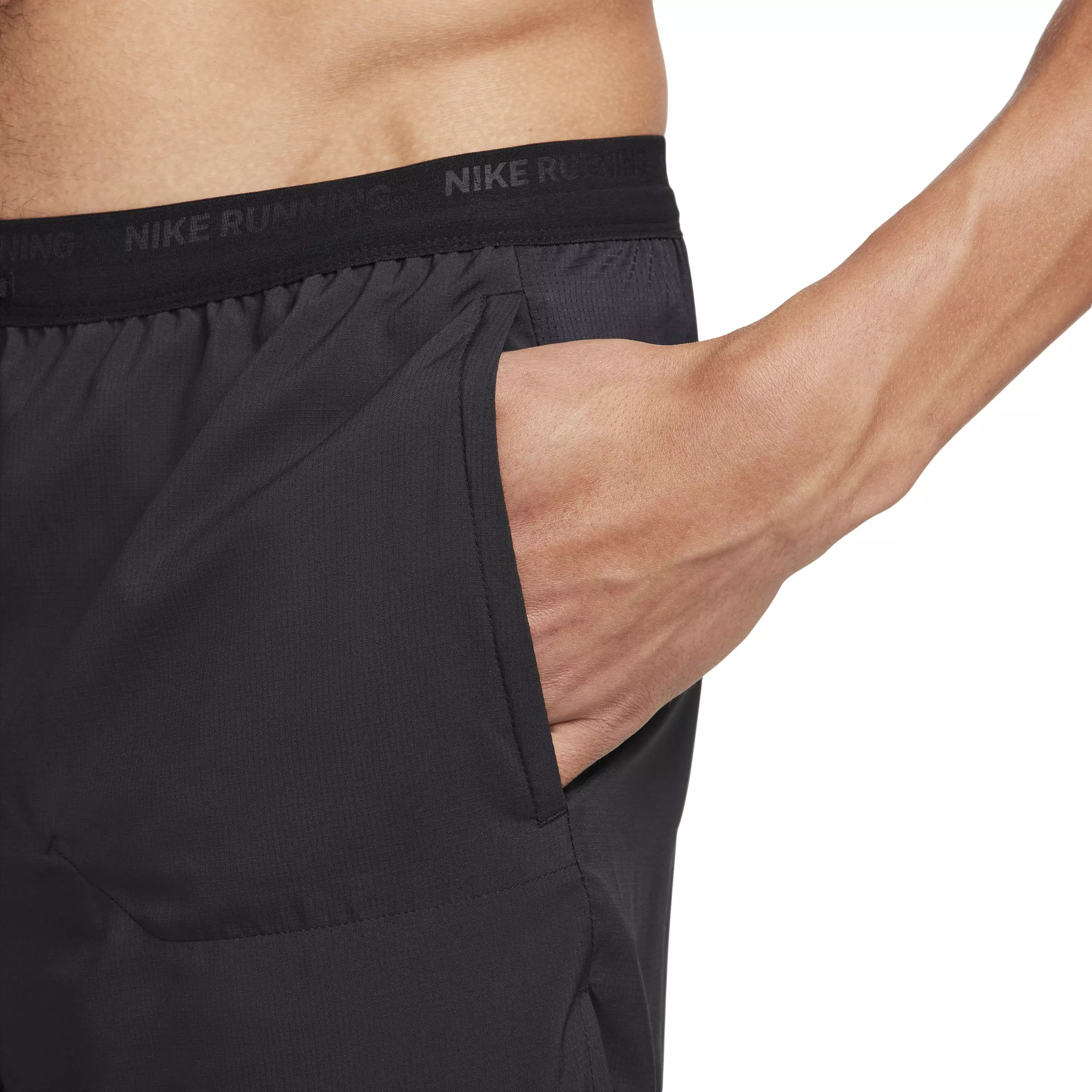 Nike Men's Dri-FIT Stride 2-in-1 5" Running Shorts - BLACK