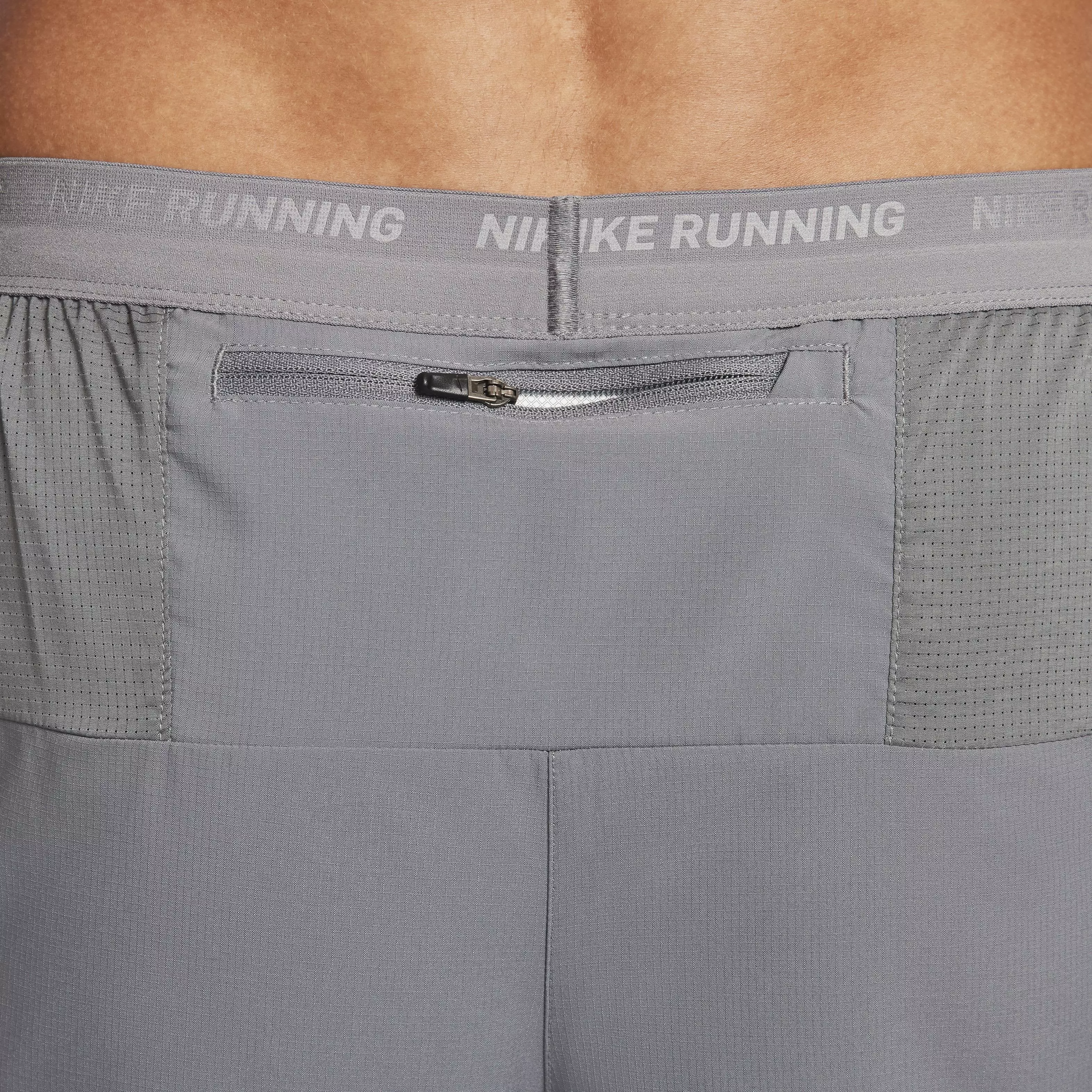 Nike Men's Dri-FIT Stride 2-in-1 5" Running Shorts - GREY