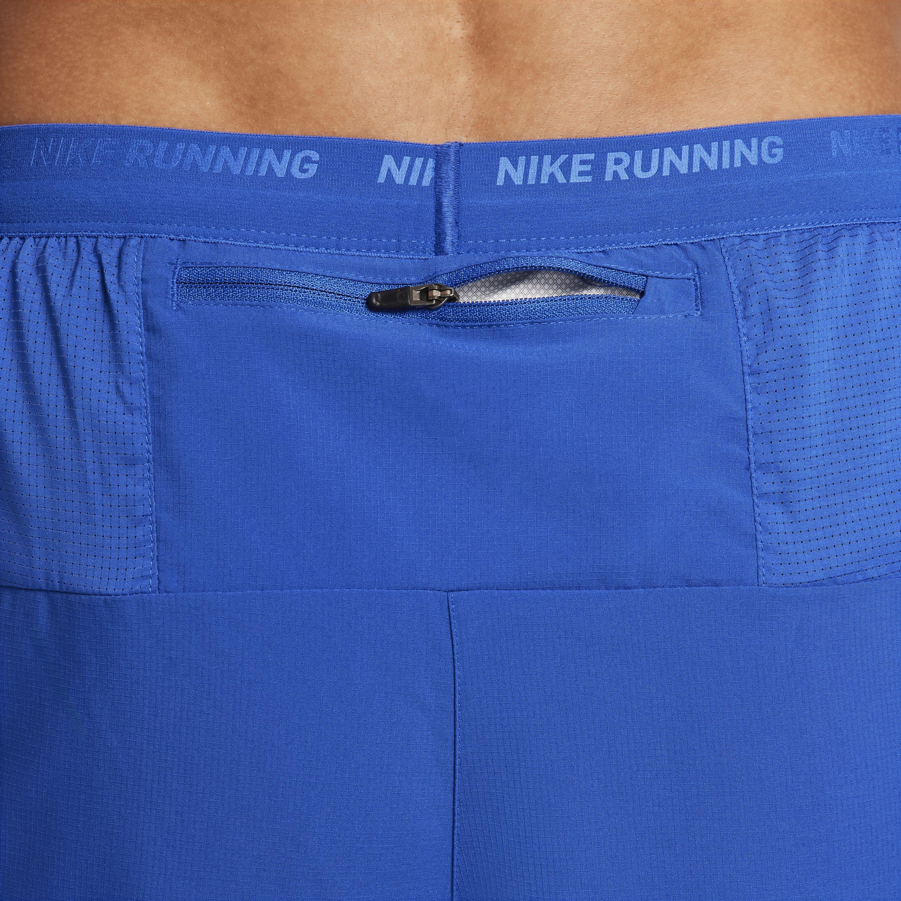 Nike Men's Dri-FIT Stride 2-in-1 5" Running Shorts - ROYAL Thumbnail View 6