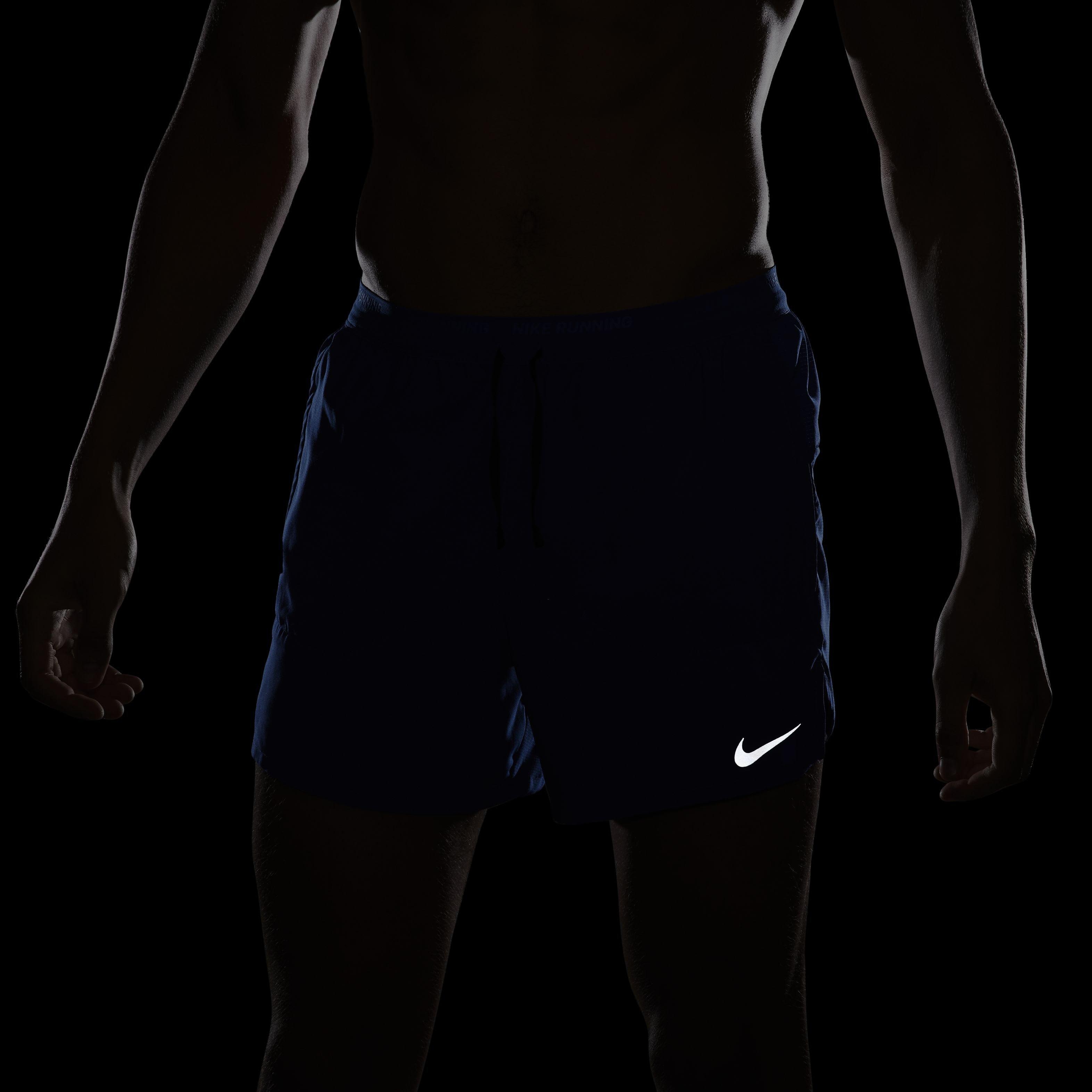 Nike Men's Dri-FIT Stride 2-in-1 5" Running Shorts - ROYAL Thumbnail View 8
