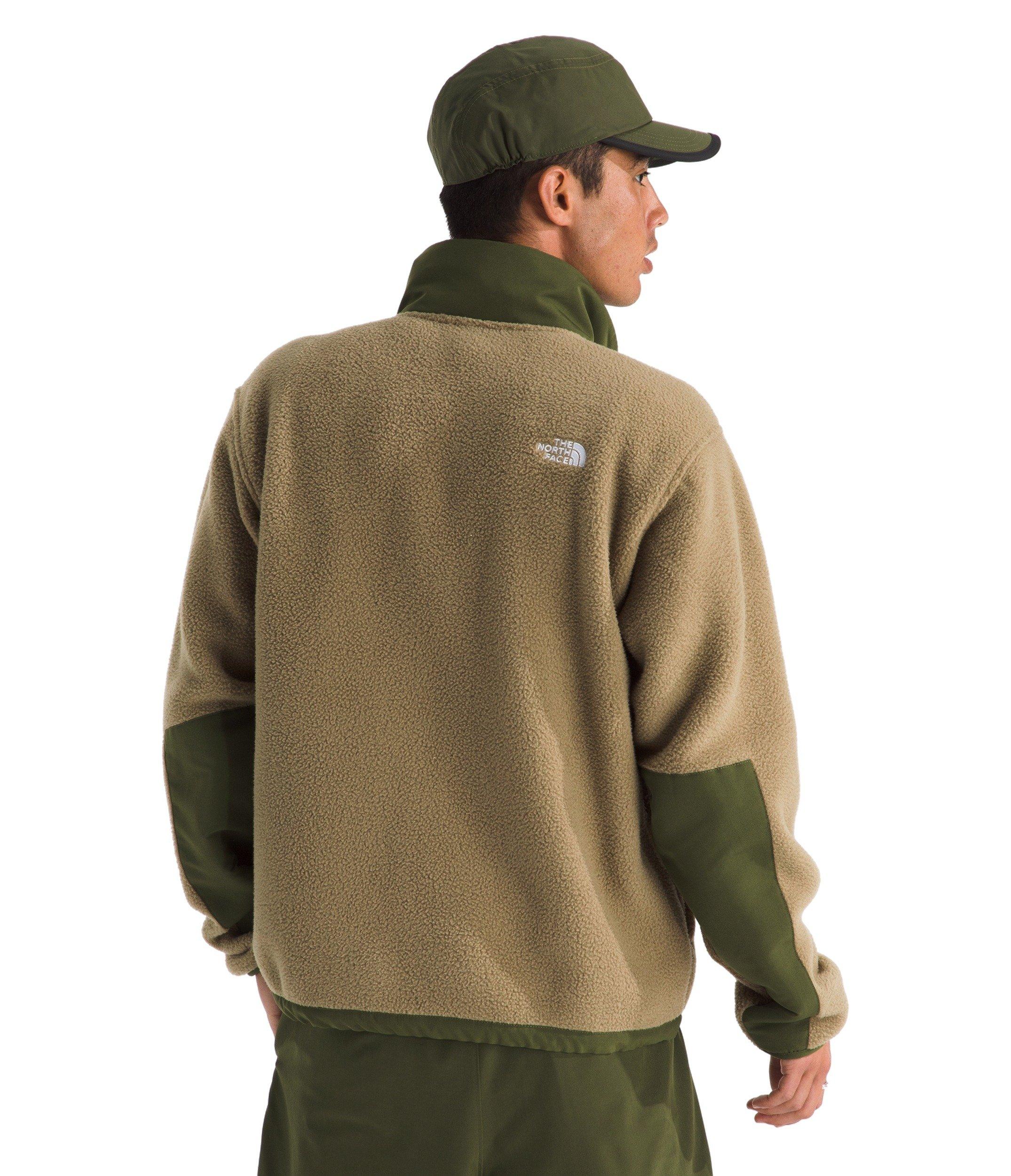 The North Face Men's Yumiori Off-Peak Full-Zip Fleece Jacket -Green - GREEN Thumbnail View 2