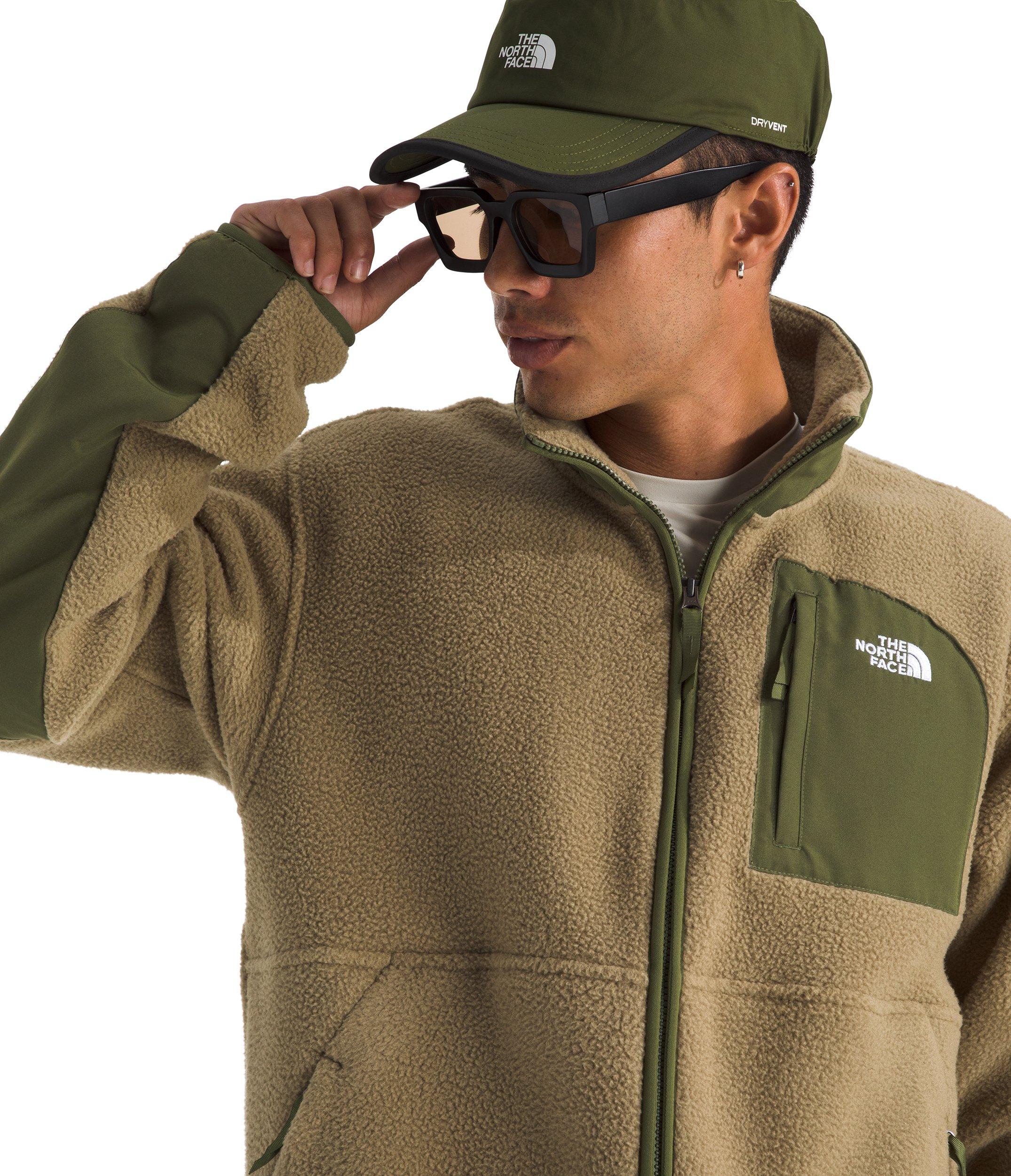 The North Face Men's Yumiori Off-Peak Full-Zip Fleece Jacket - Green - GREEN Thumbnail View 4