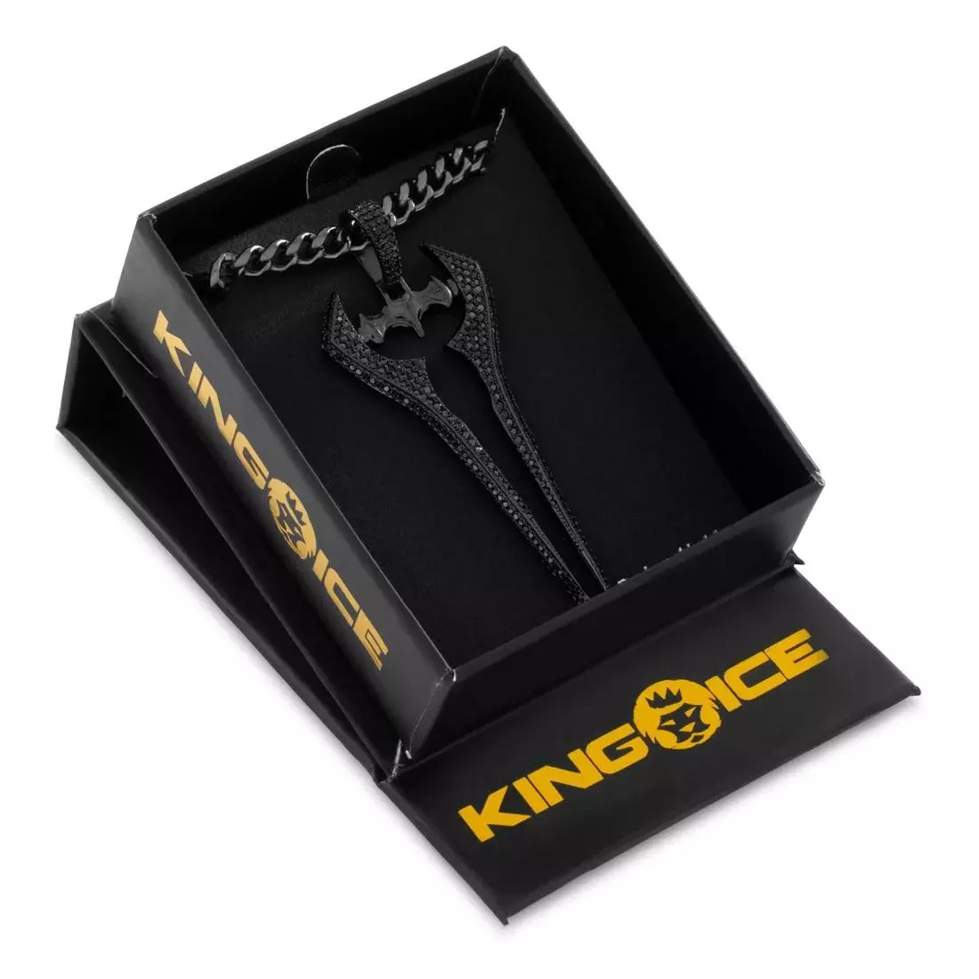 King Ice x Halo-Iced Energy Sword Necklace - BLACK