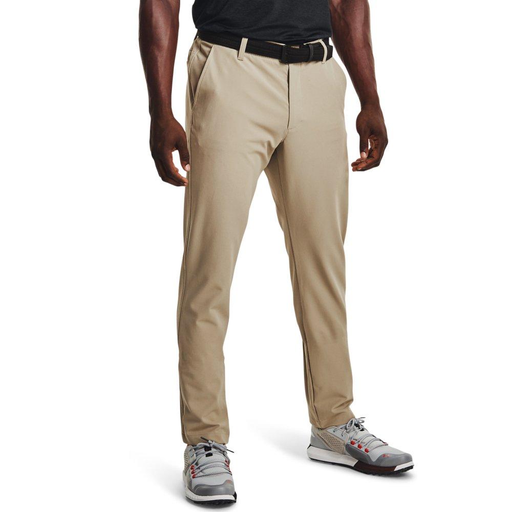 Under Armour Men's "Khaki/Brown" Drive Tapered Pants - GREEN/GREY Thumbnail View 1