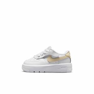 Nike Force 1 Low EasyOn "White/White/Light Khaki" Infant Boys' Shoe