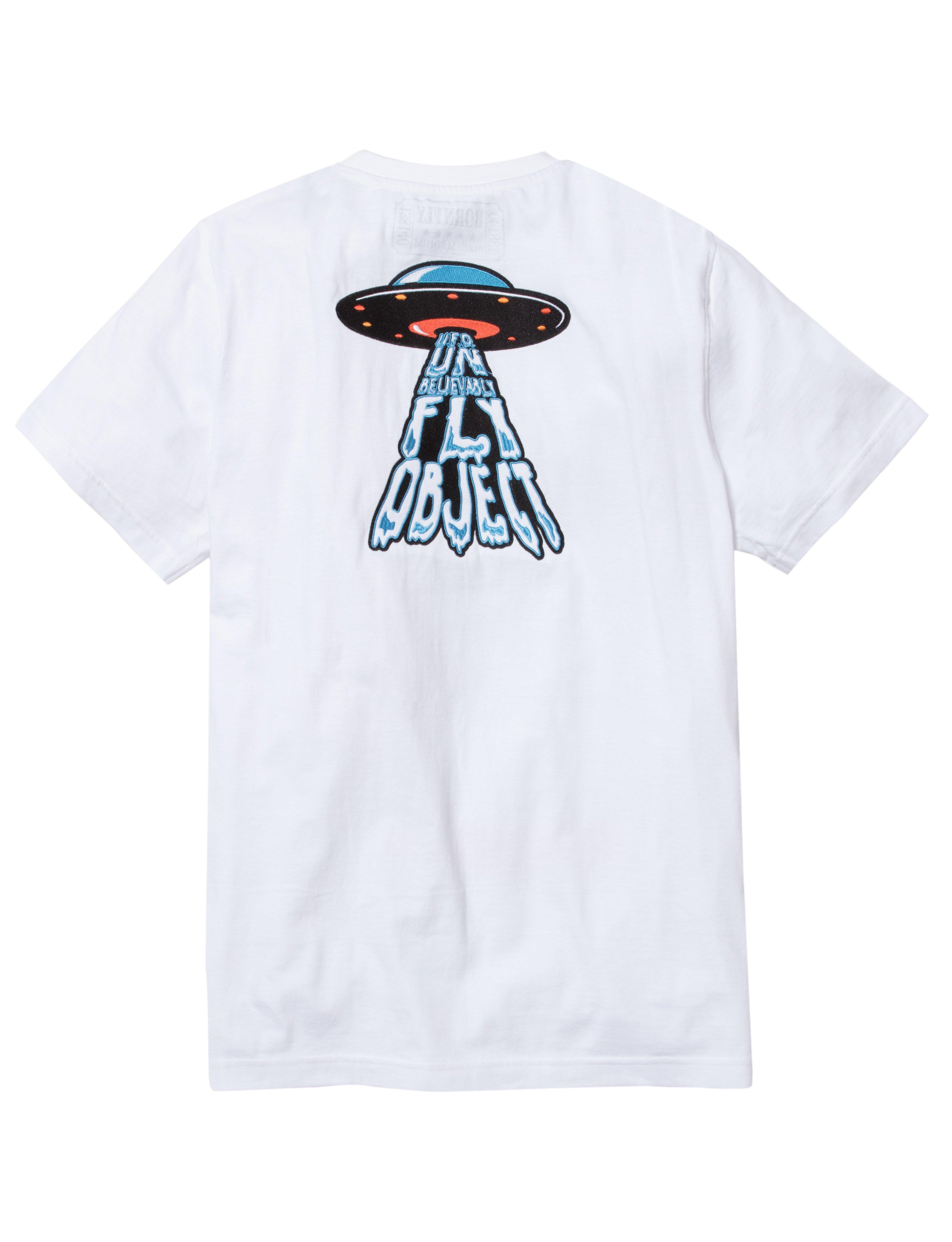 Born Fly Men's Bates Tee - WHITE Thumbnail View 2
