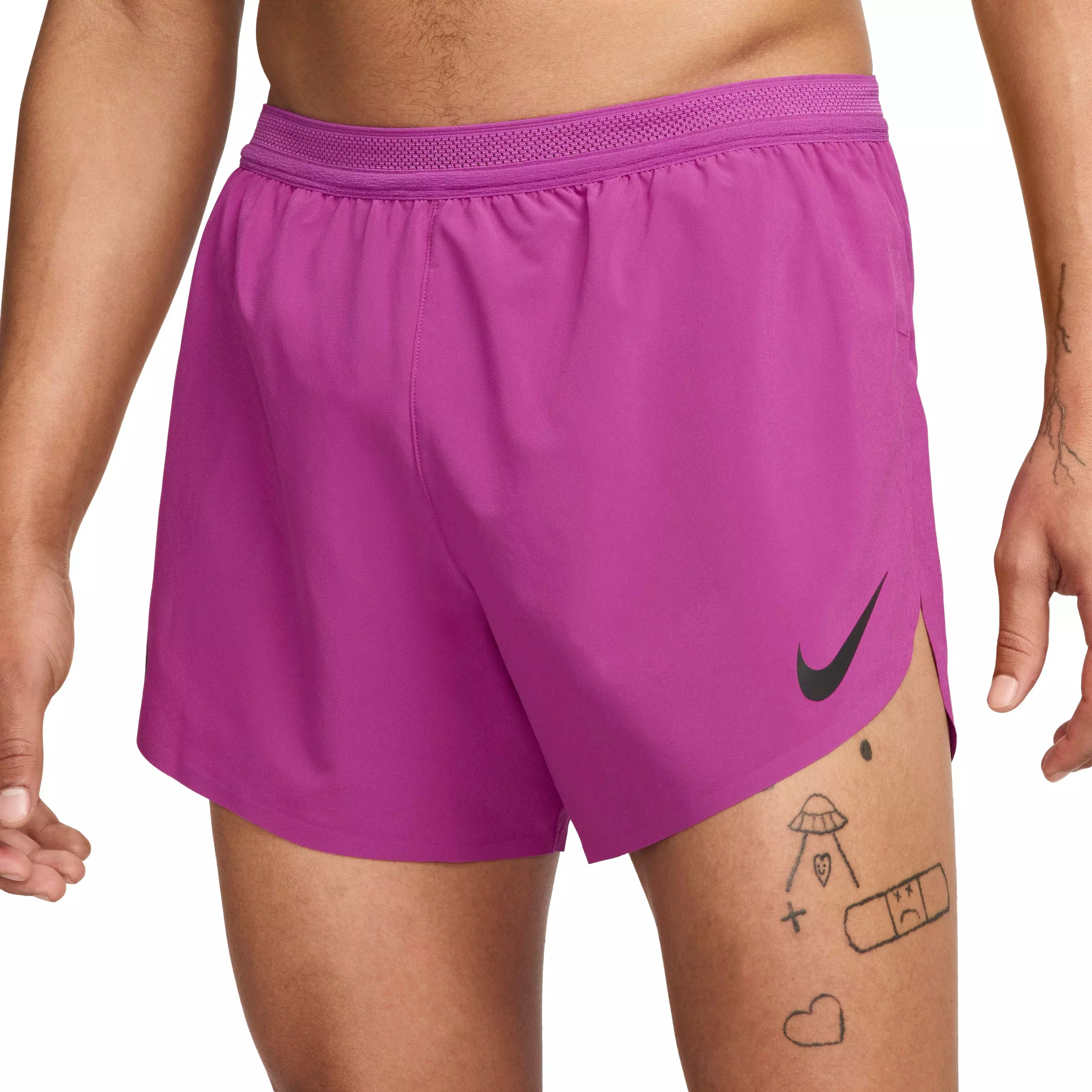 Nike Men's AeroSwift Dri-FIT ADV 4" Brief-Lined Running Shorts - Purple - PURPLE