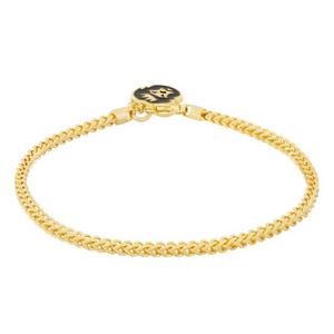 King Ice 3mm Franco Bracelet - GOLD