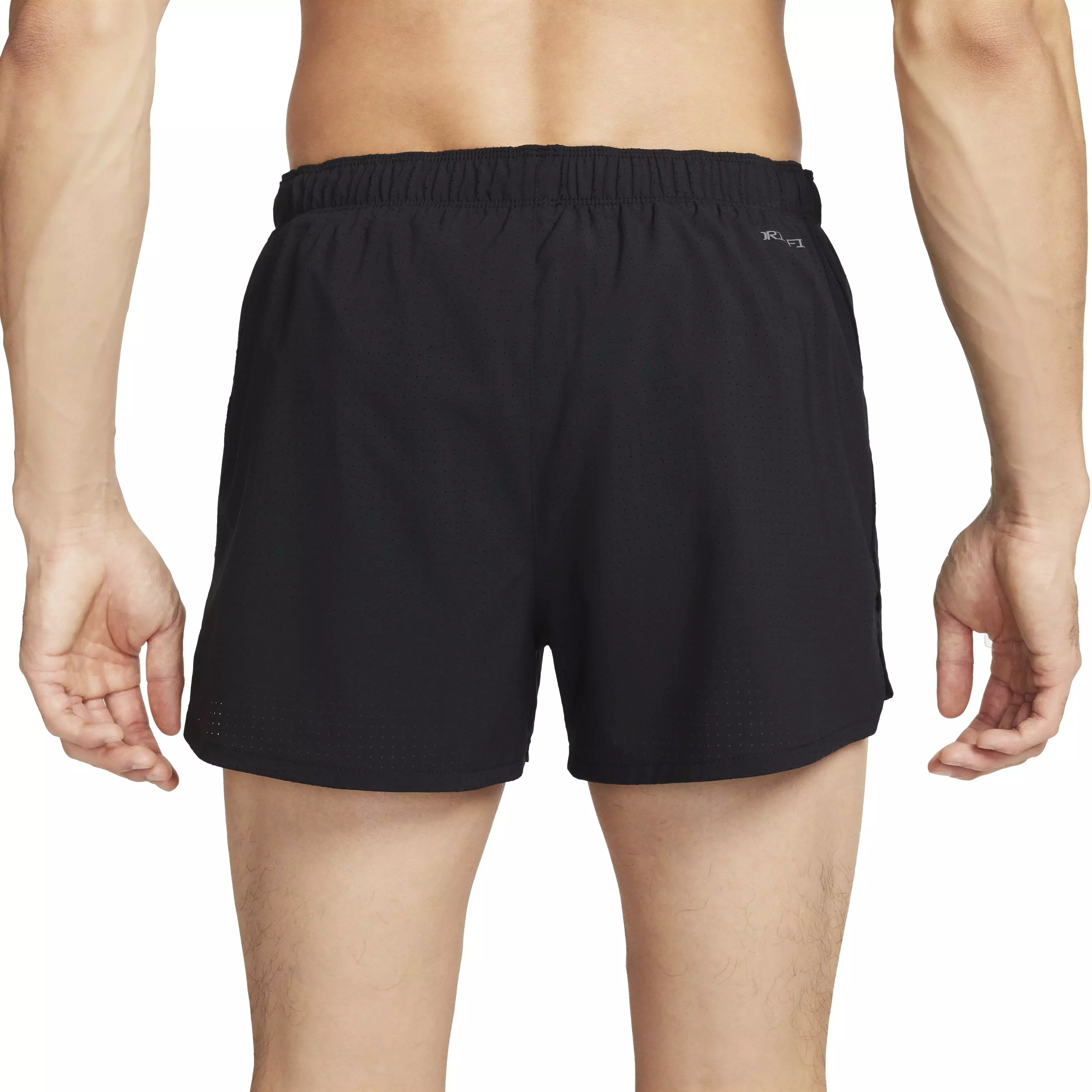 Nike Men's Dri-FIT Fat 3" Brief-Lined Running Shorts - BLACK