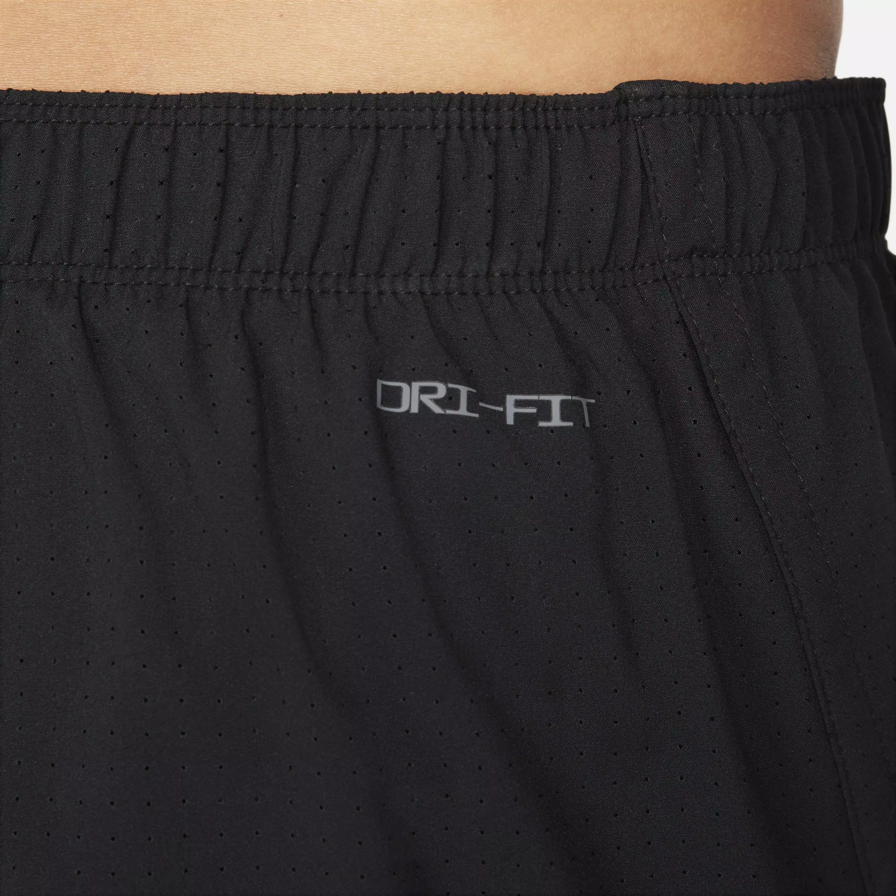 Nike Men's Dri-FIT Fat 3" Brief-Lined Running Shorts - BLACK