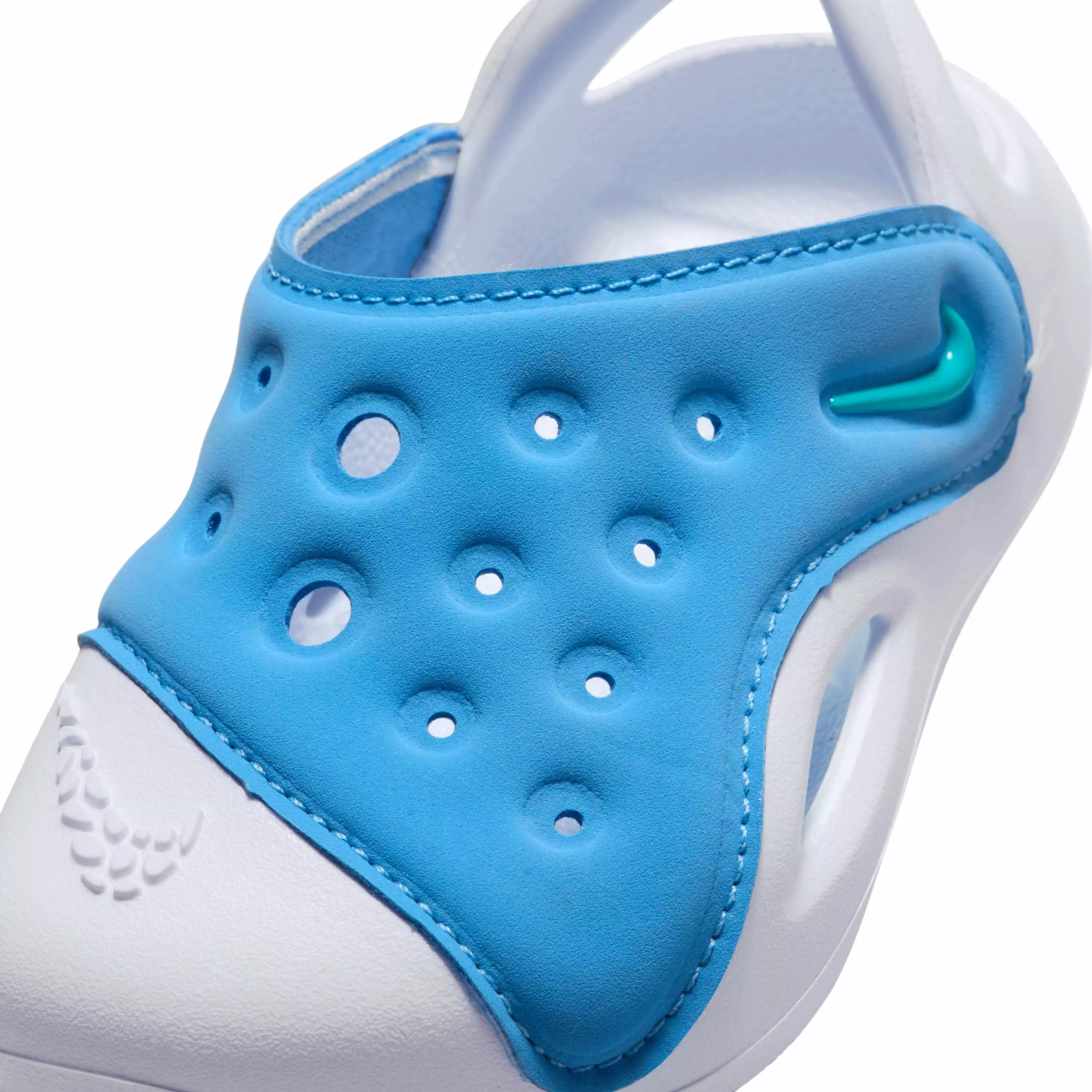 Nike Aqua Swoosh "Blue Beyond/White/Dusty Cactus" Infant Boys' Shoe - BLUE/WHITE/CACTUS