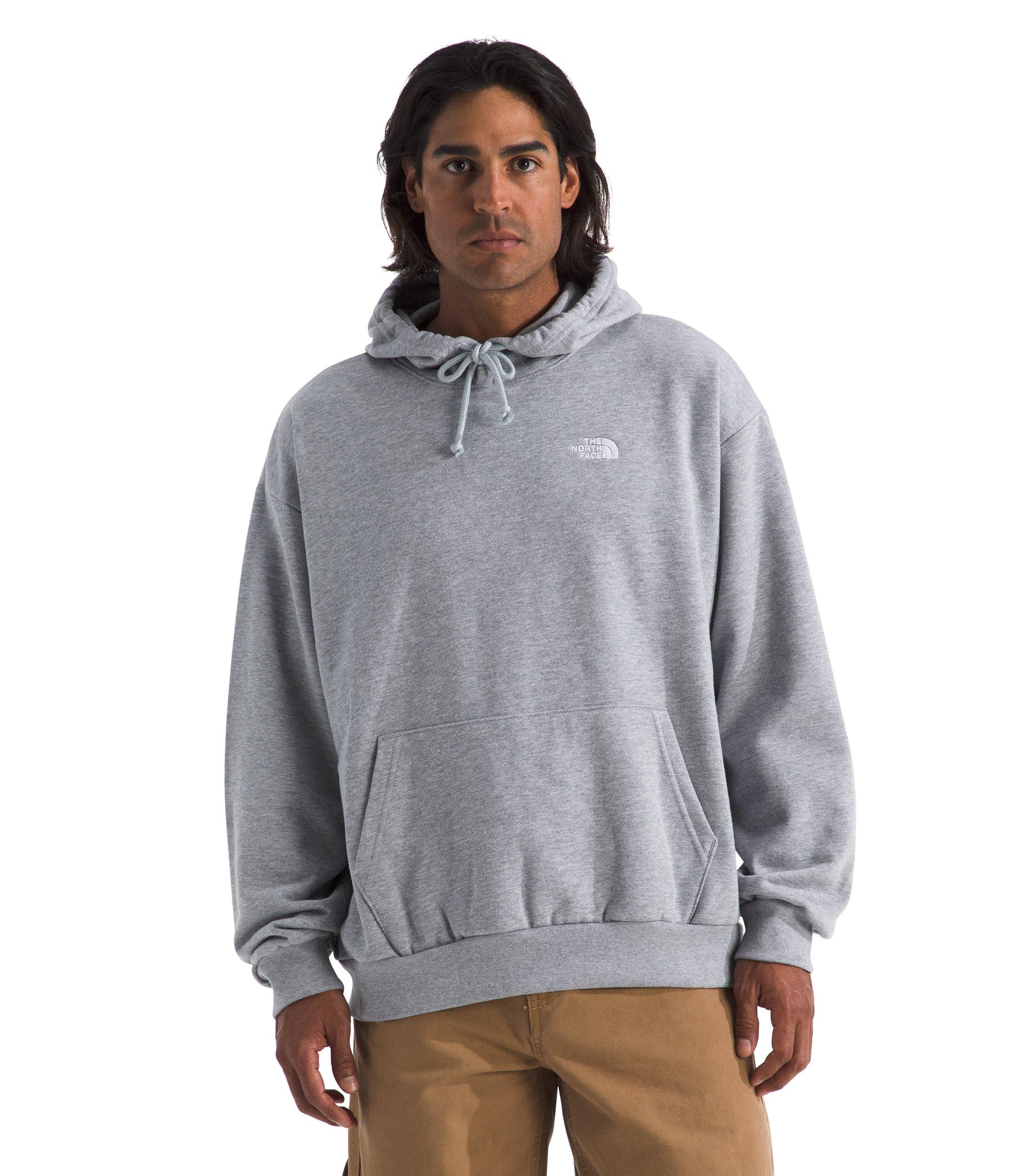 The North Face Men's Evolution Simple Dome Oversized Hoodie - Grey - GREY Thumbnail View 1