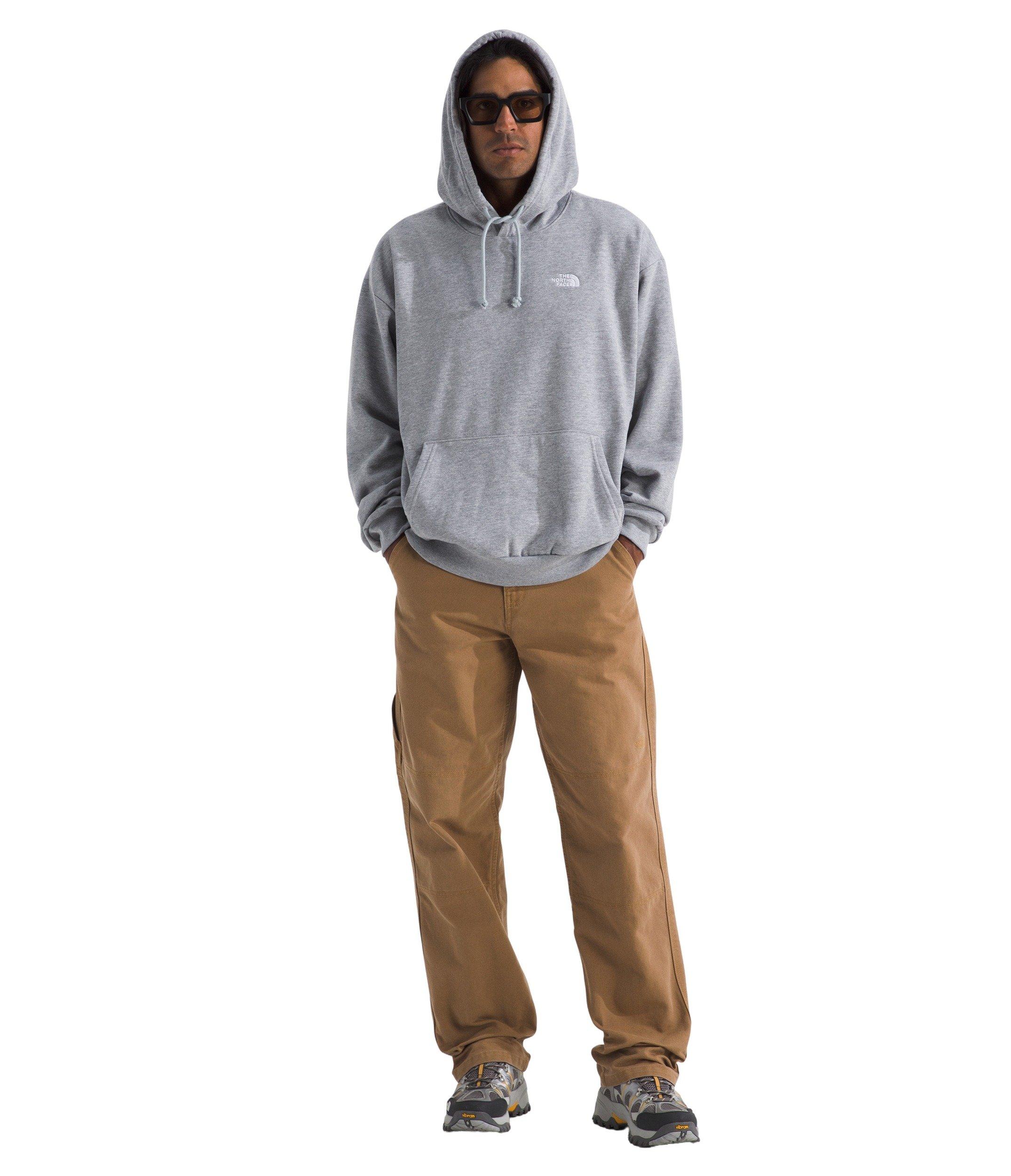 The North Face Men's Evolution Simple Dome Oversized Hoodie -Grey - GREY Thumbnail View 3
