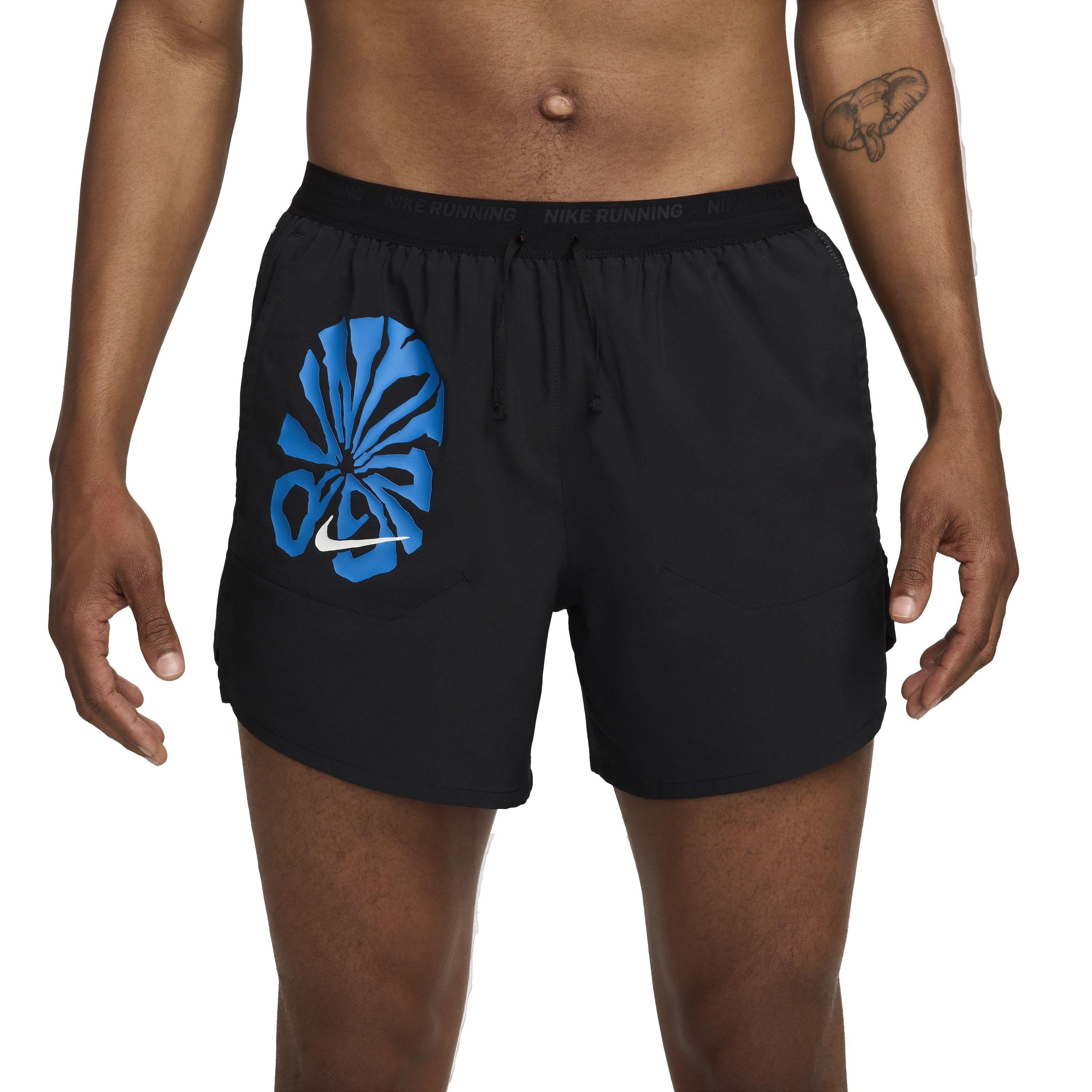 Nike Men's Dri-FIT 5" Stride Energy 5BF Brief-Lined Running Shorts - BLACK Thumbnail View 1