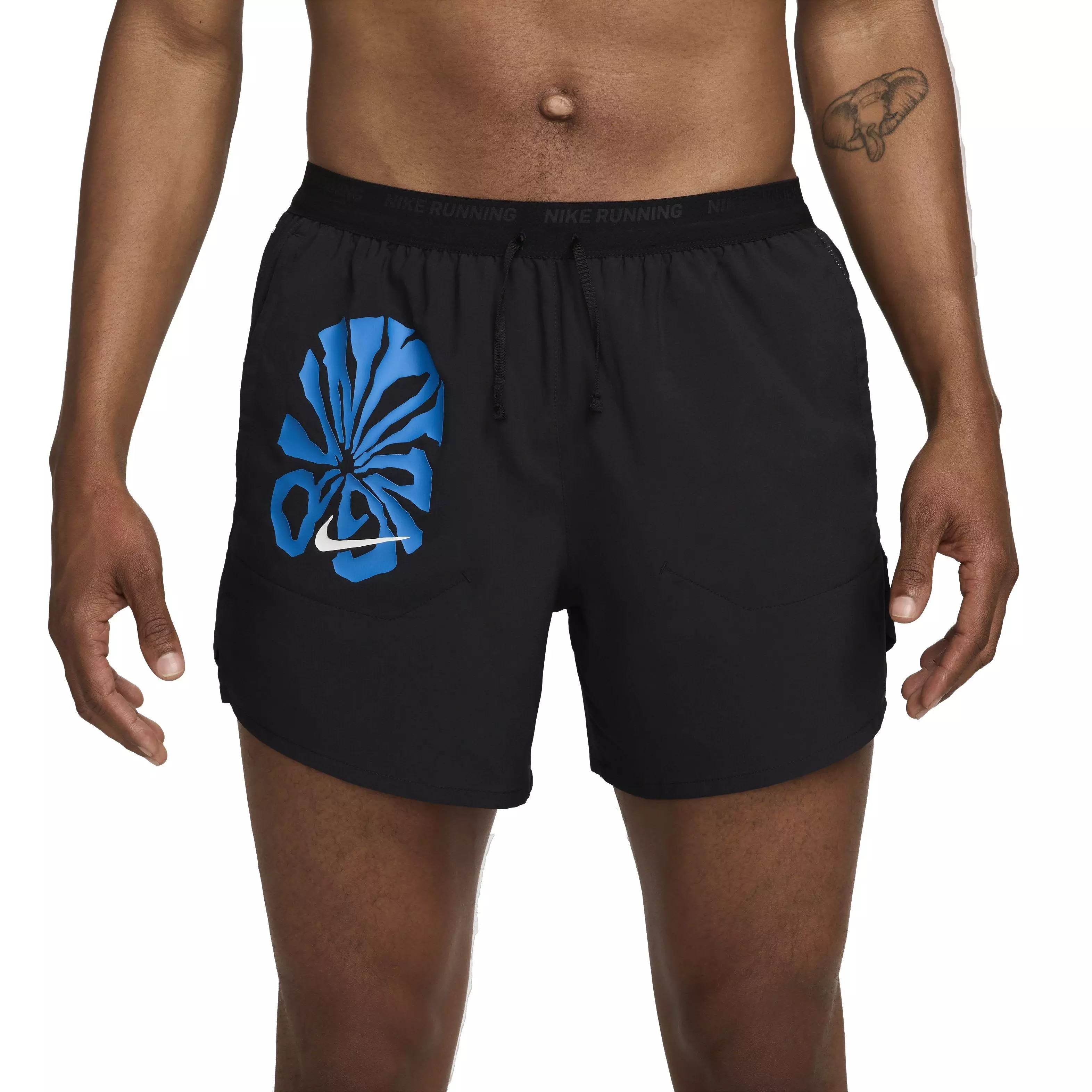 Nike Men's Dri-FIT 5" Stride Energy 5BF Brief-Lined Running Shorts - BLACK