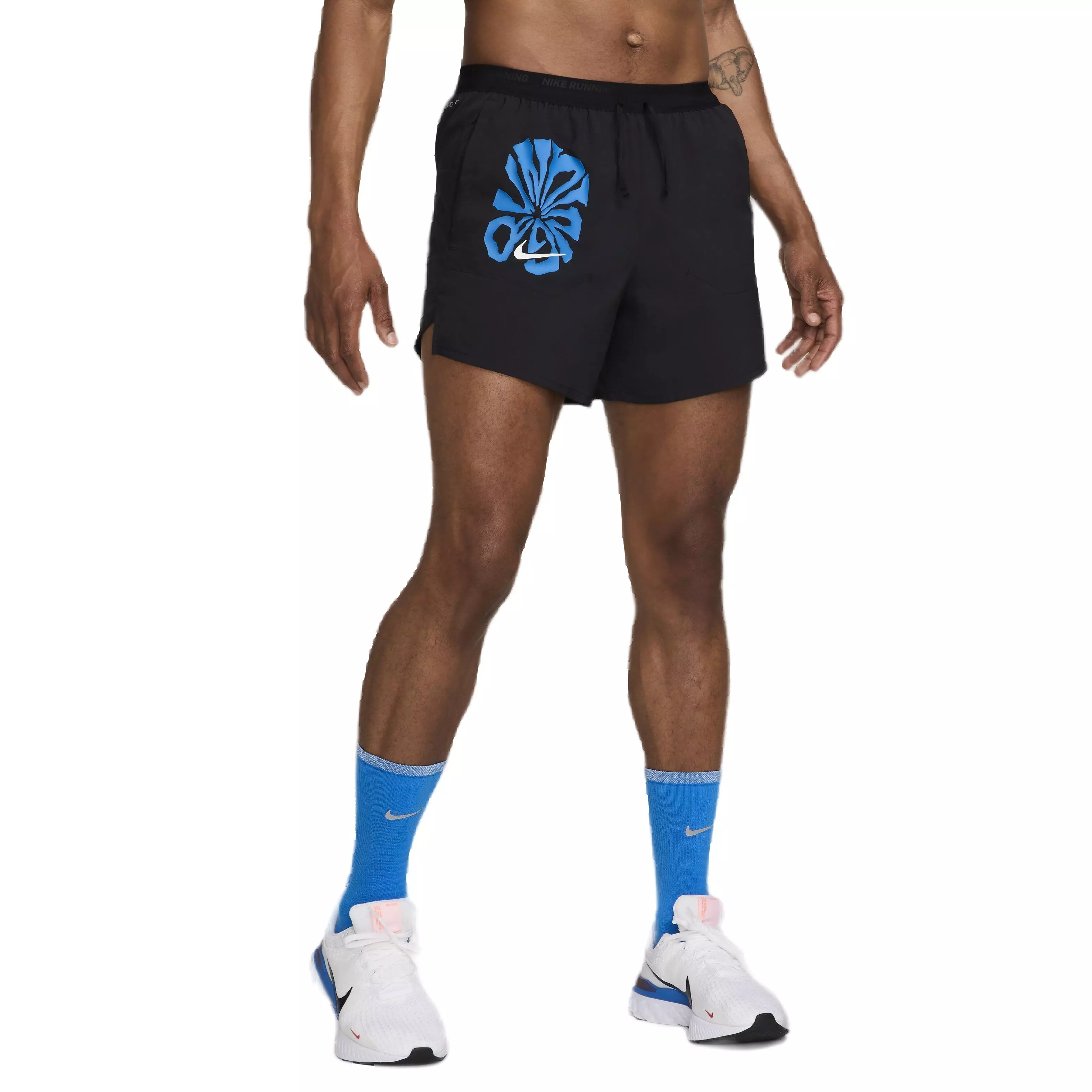 Nike Men's Dri-FIT 5" Stride Energy 5BF Brief-Lined Running Shorts - BLACK