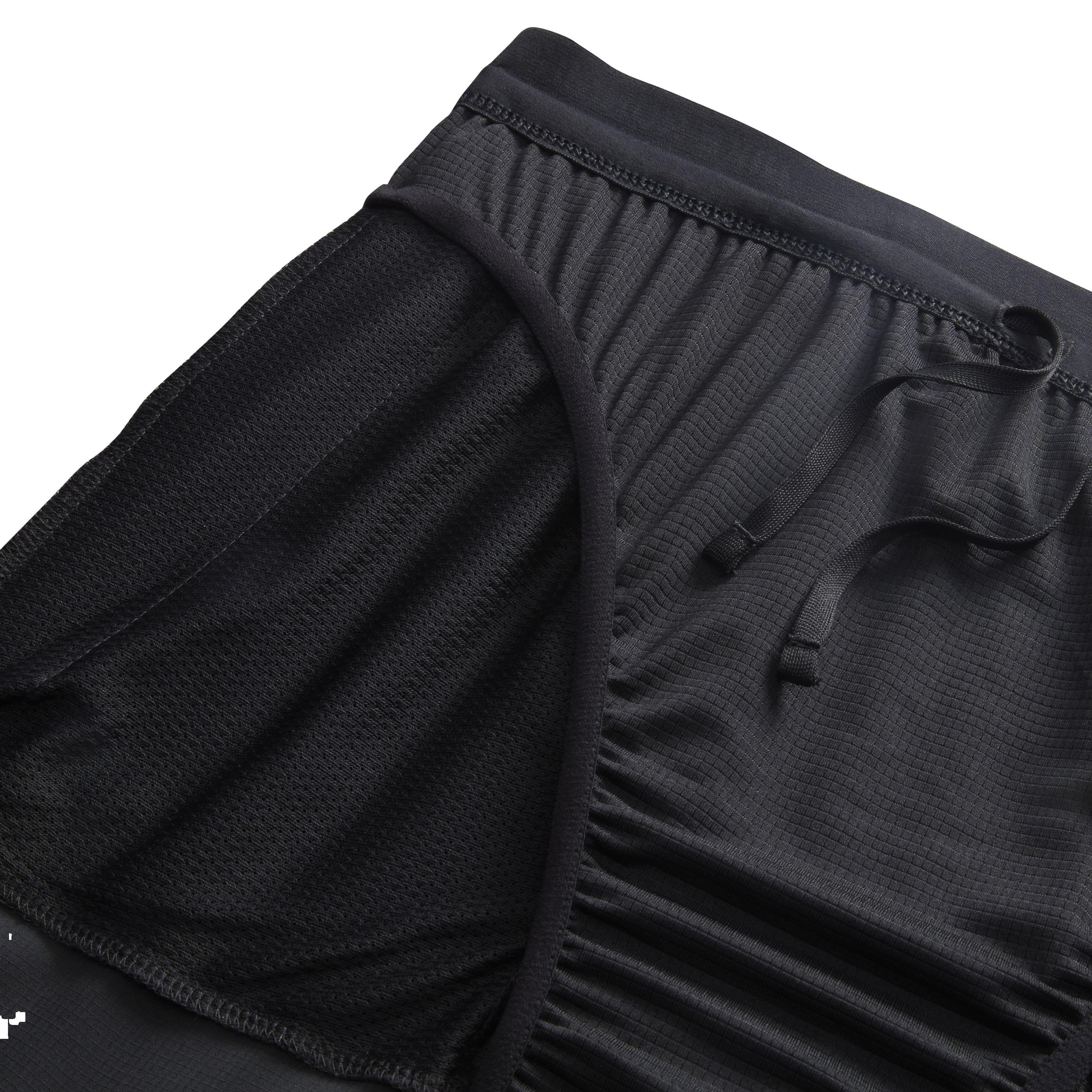 Nike Men's Dri-FIT 5" Stride Energy 5BF Brief-Lined Running Shorts - BLACK Thumbnail View 4