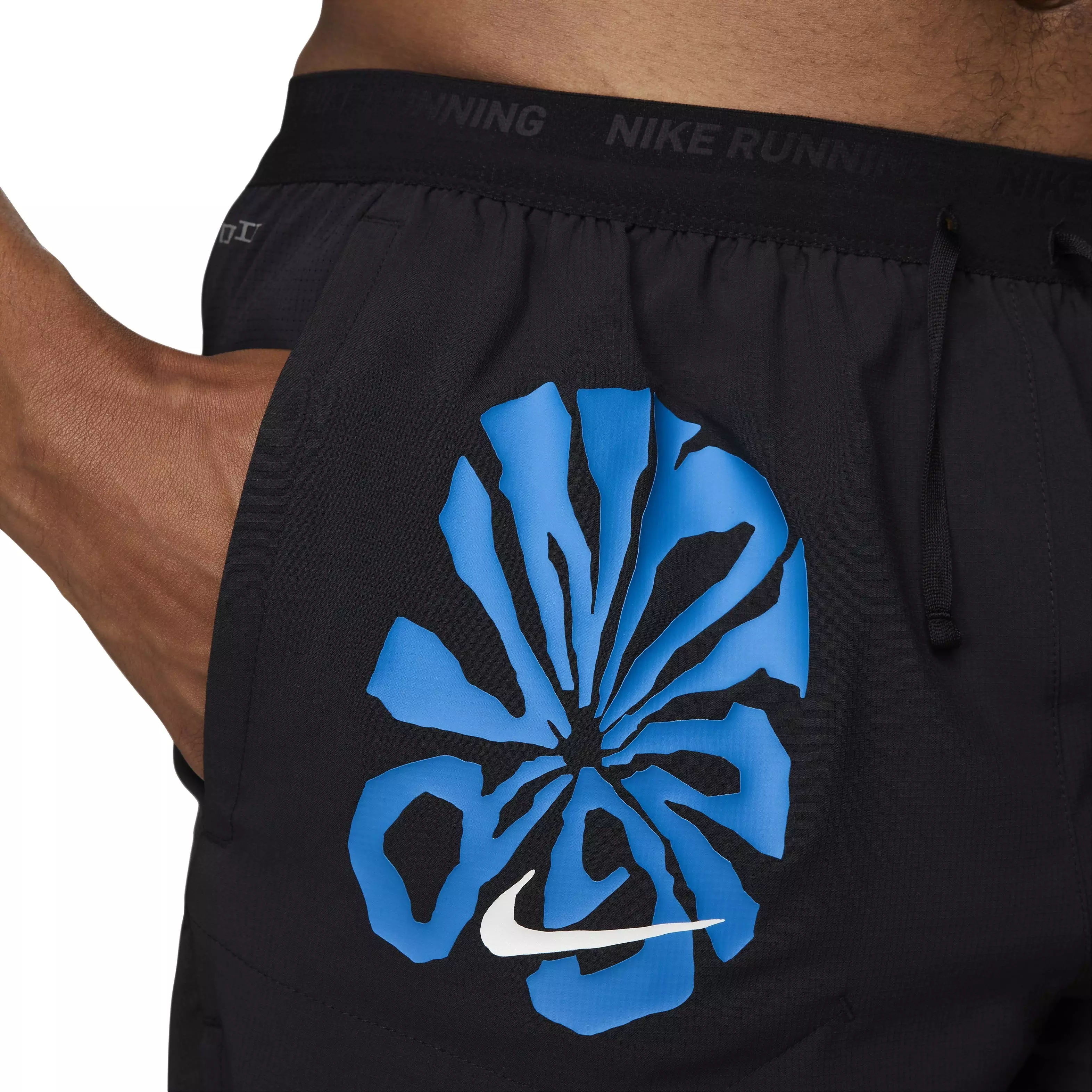 Nike Men's Dri-FIT 5" Stride Energy 5BF Brief-Lined Running Shorts - BLACK