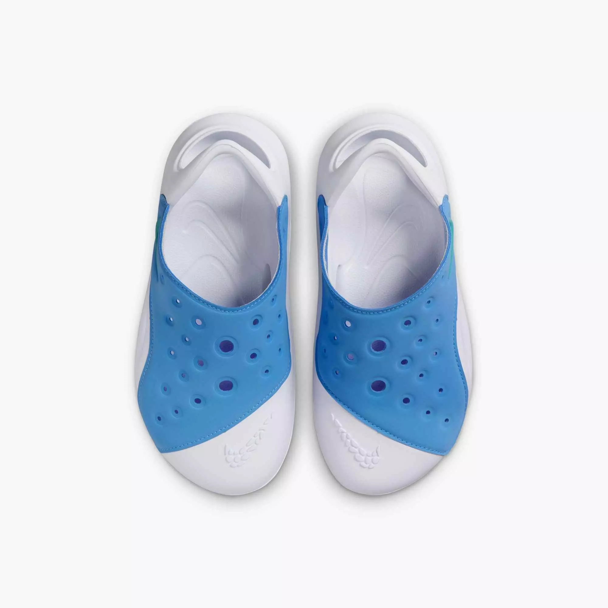 Nike Aqua Swoosh "Blue Beyond/White/Dusty Cactus" Preschool Boys' Shoe - BLUE/WHITE/TURQUOISE