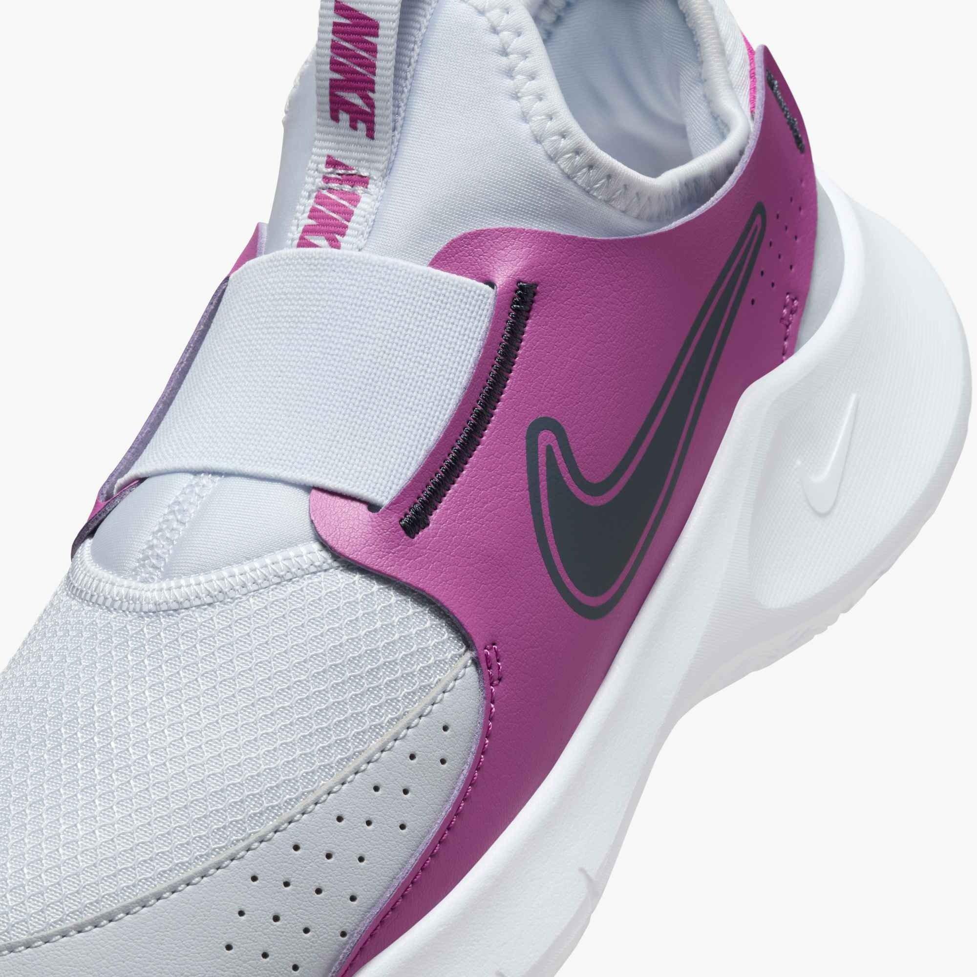Nike Flex Runner 3 "Football Grey/Hot Fuchsia/White/Thunder Blue" Grade School Boys' Running Shoe - GREY/FUCHSIA Thumbnail View 6