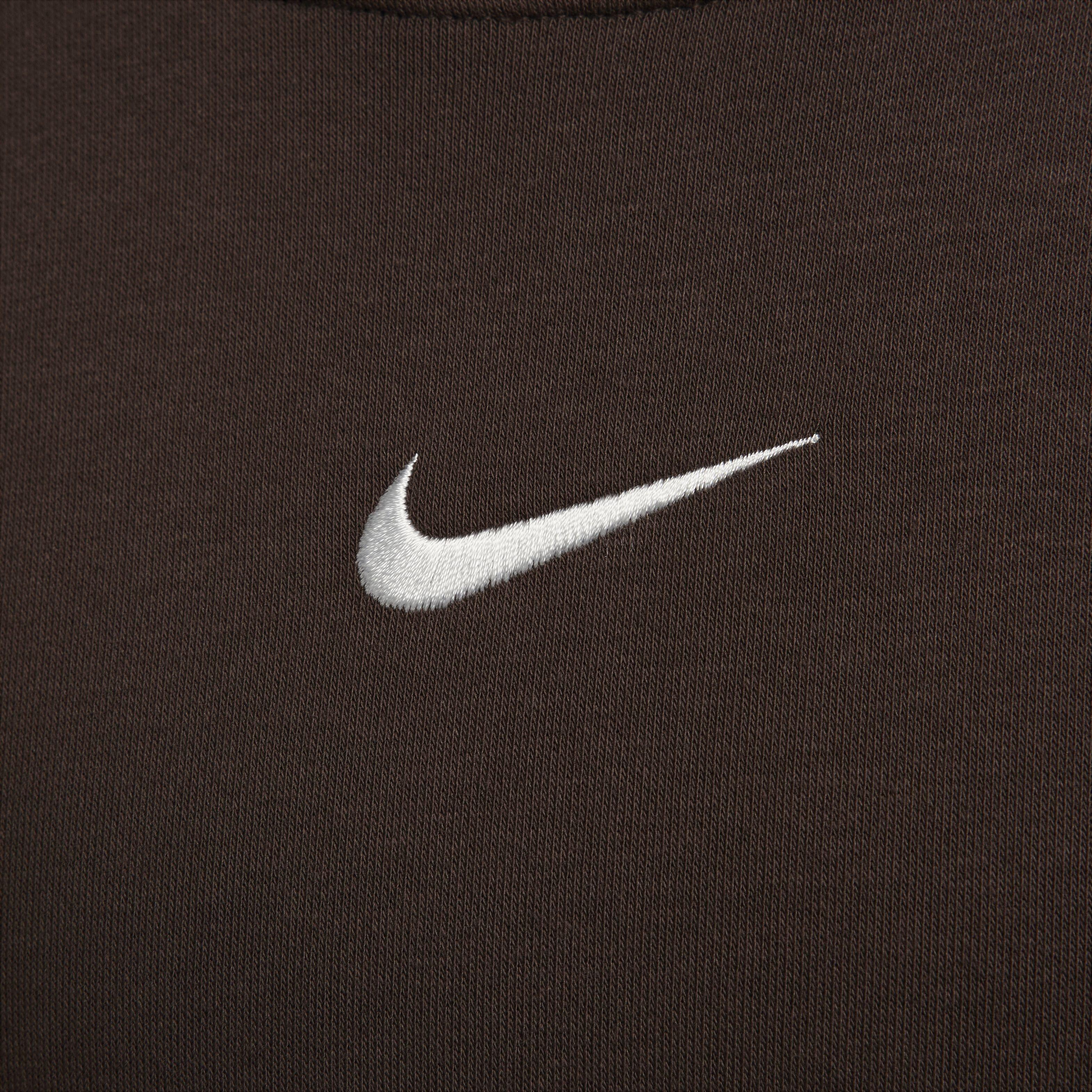 Nike Women's Sportswear Phoenix Fleece Oversized Crewneck Sweatshirt - BROWN Thumbnail View 4