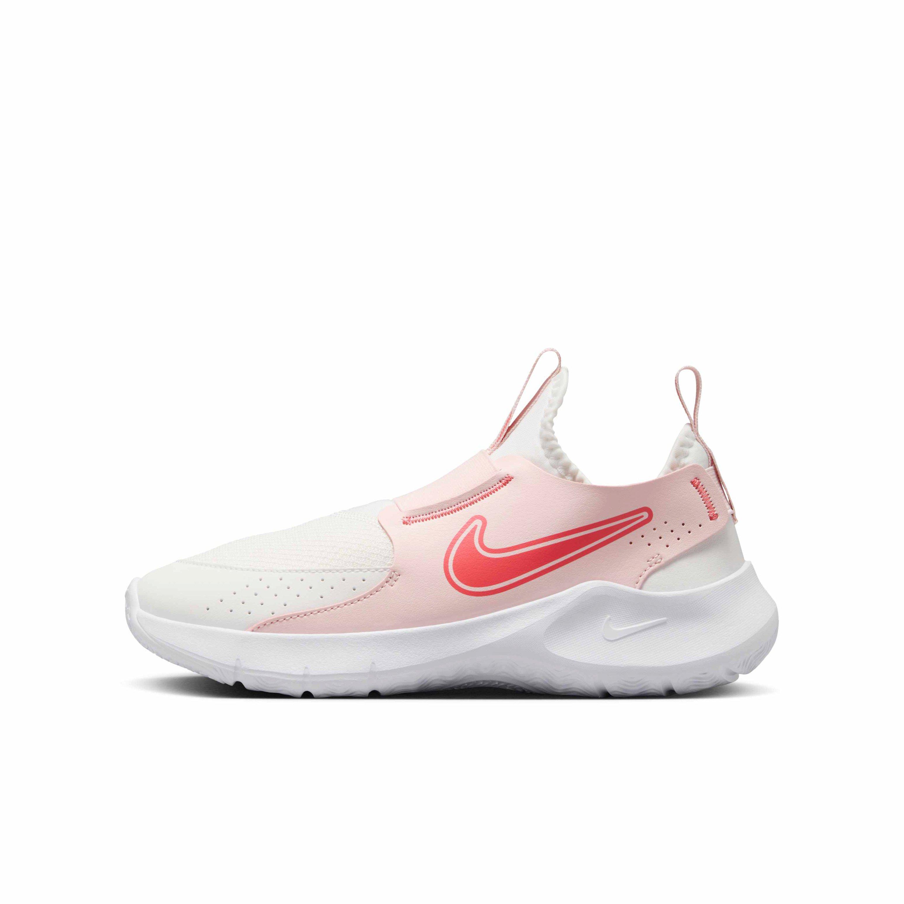 Nike Flex Runner 3 Grade School Girls' "Summit White/Echo Pink/Magic Ember" Running Shoe
