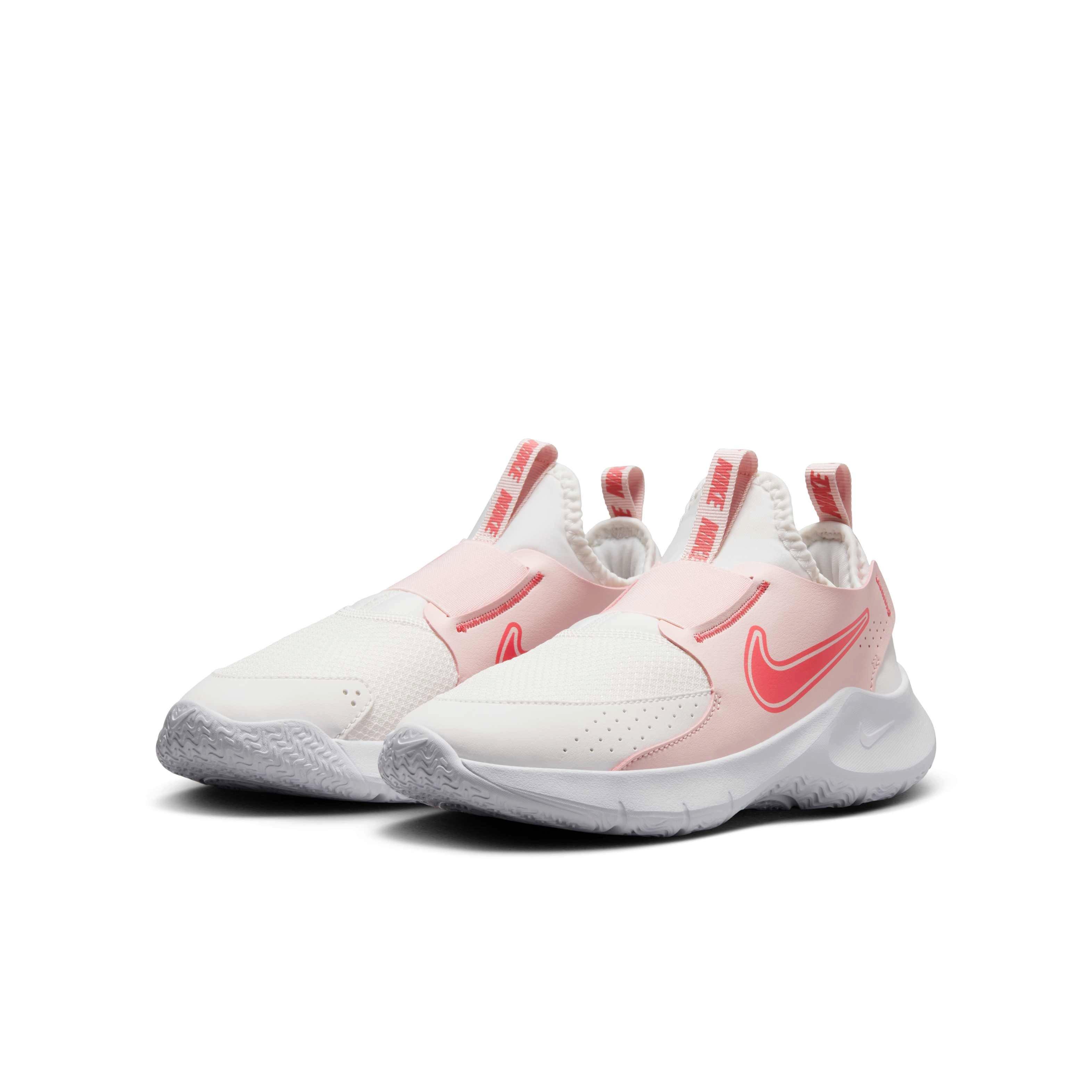 Nike Flex Runner 3 Grade School Girls' "Summit White/Echo Pink/Magic Ember" Running Shoe