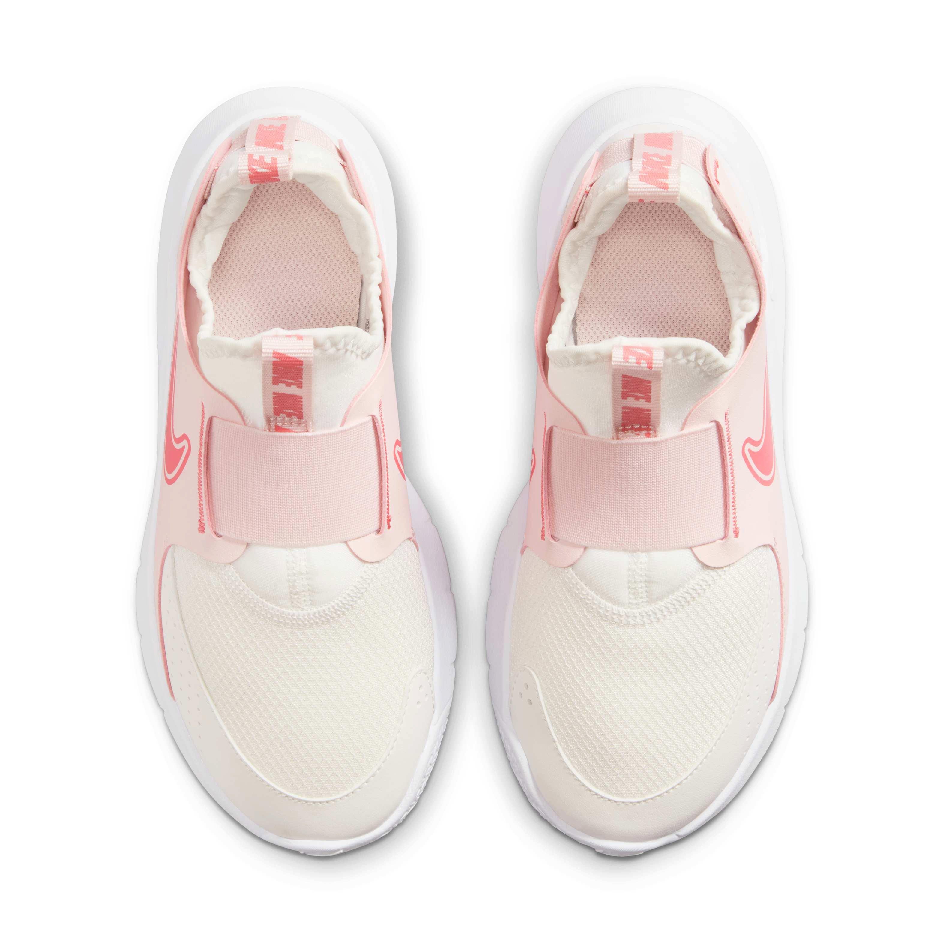 Nike Flex Runner 3 Grade School Girls' "Summit White/Echo Pink/Magic Ember" Running Shoe