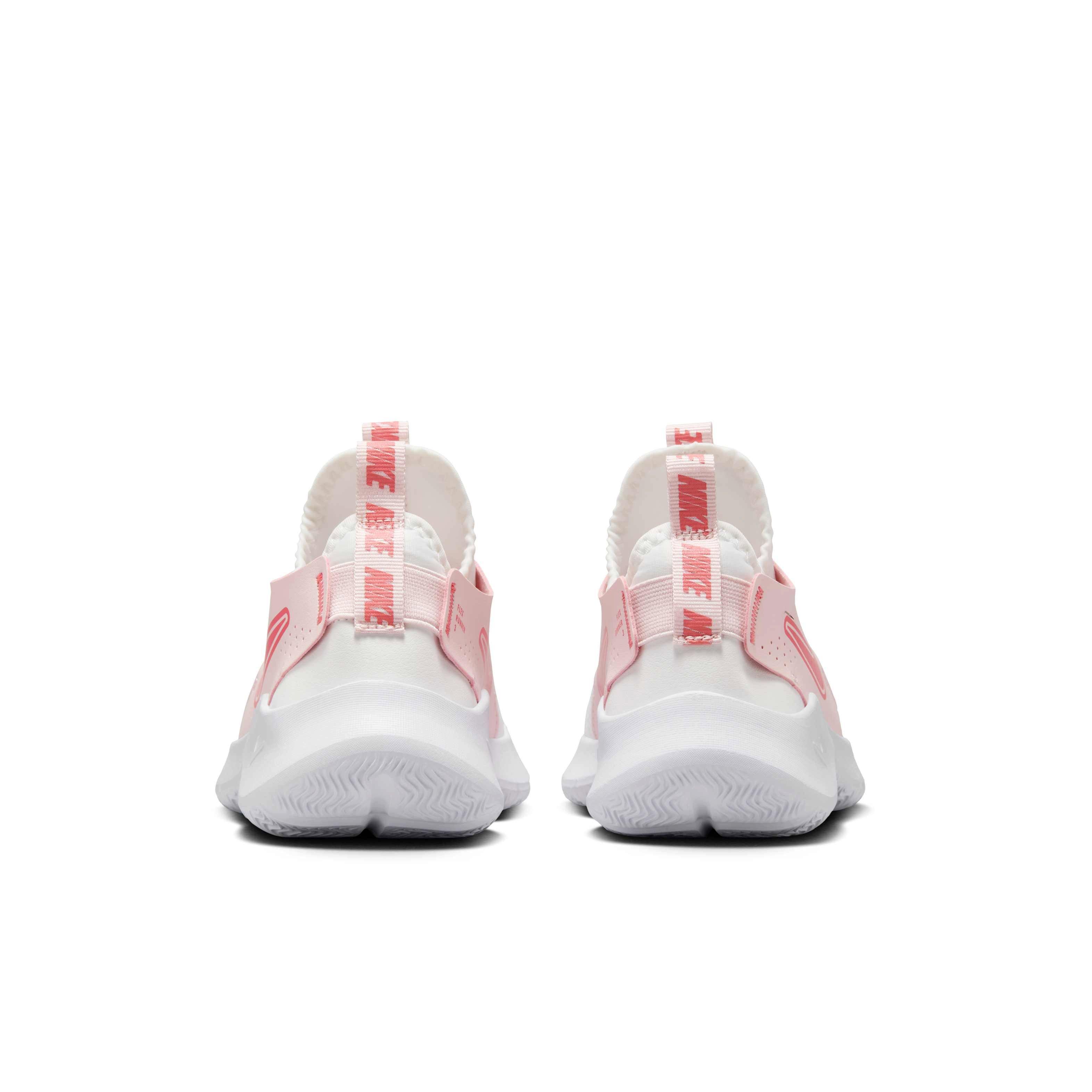 Nike Flex Runner 3 Grade School Girls' "Summit White/Echo Pink/Magic Ember" Running Shoe