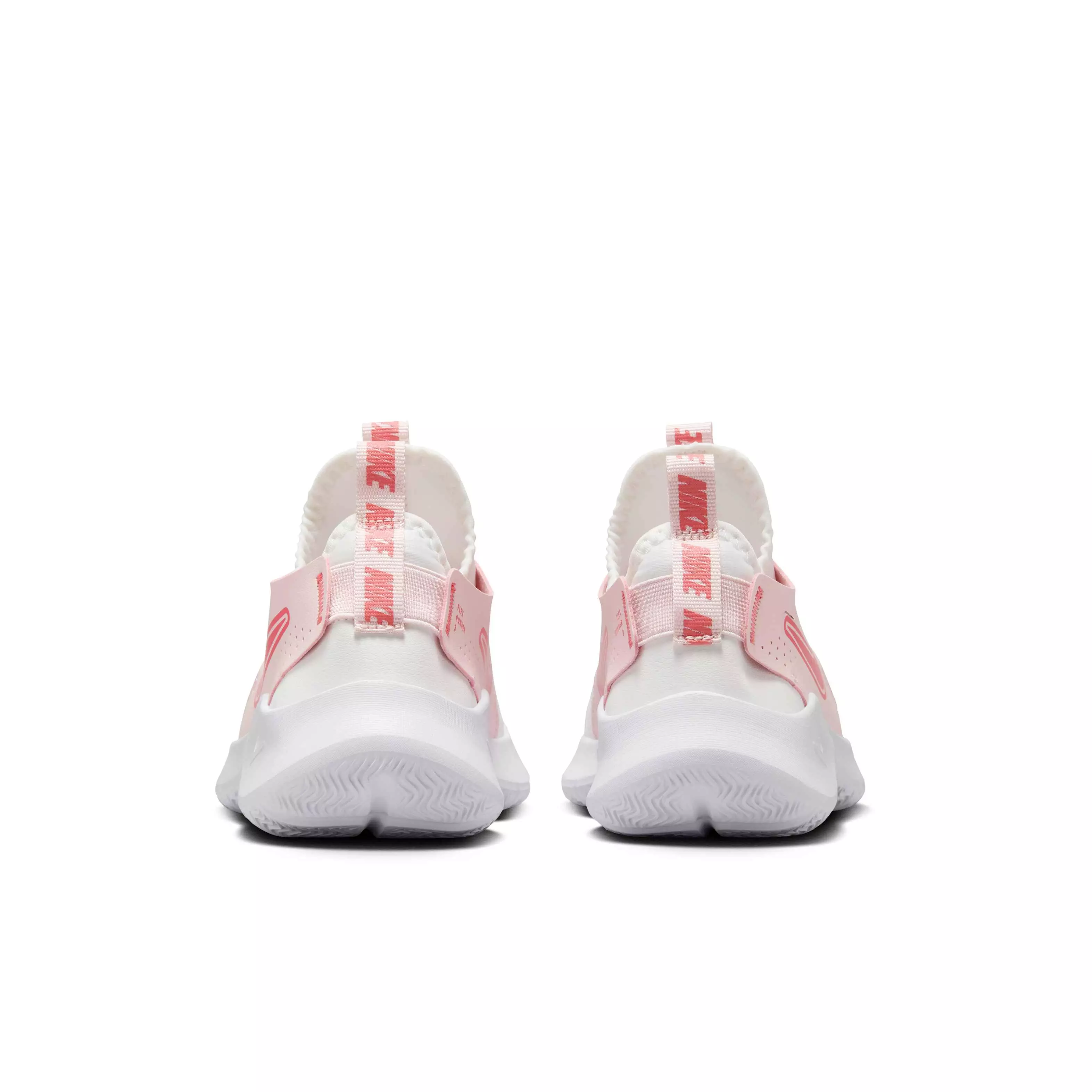 Nike Flex Runner 3 "Summit White/Echo Pink/Magic Ember" Grade School Girls' Running Shoe - WHITE/PINK/EMBER