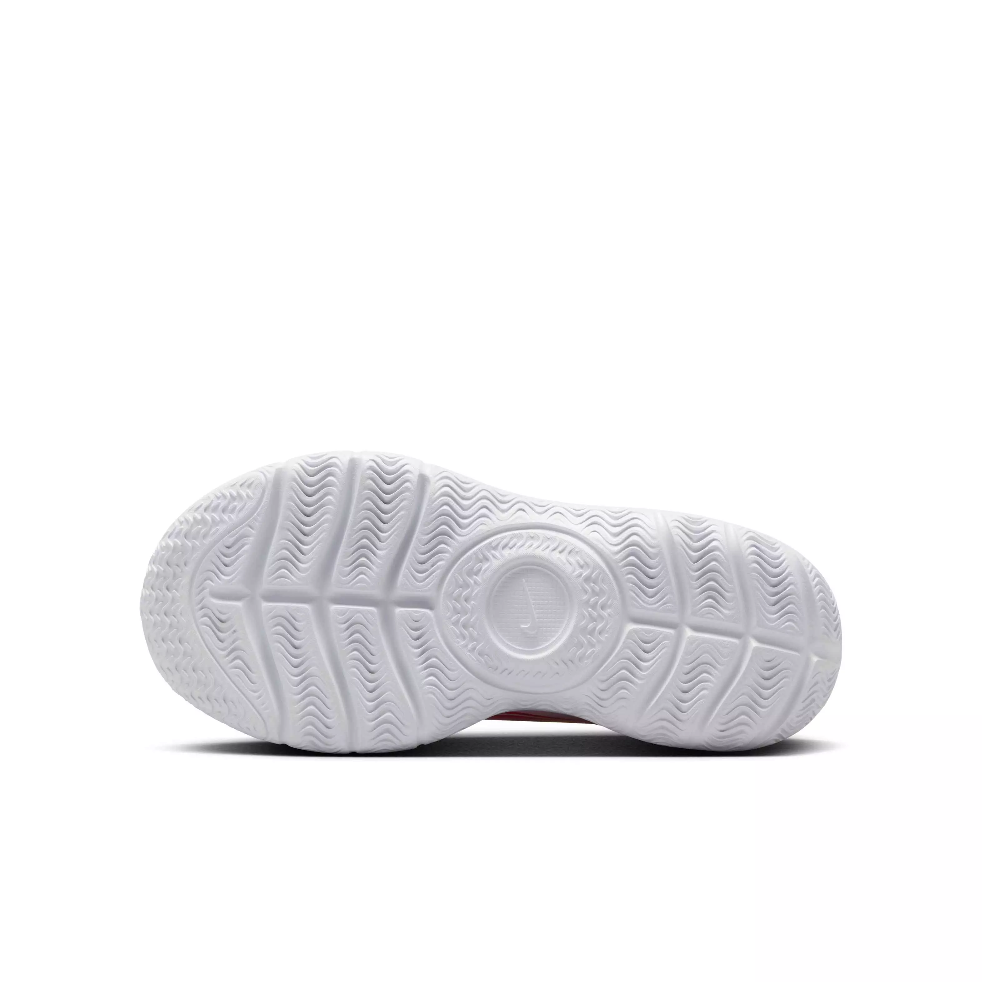 Nike Flex Runner 3 "Summit White/Echo Pink/Magic Ember" Grade School Girls' Running Shoe - WHITE/PINK/EMBER