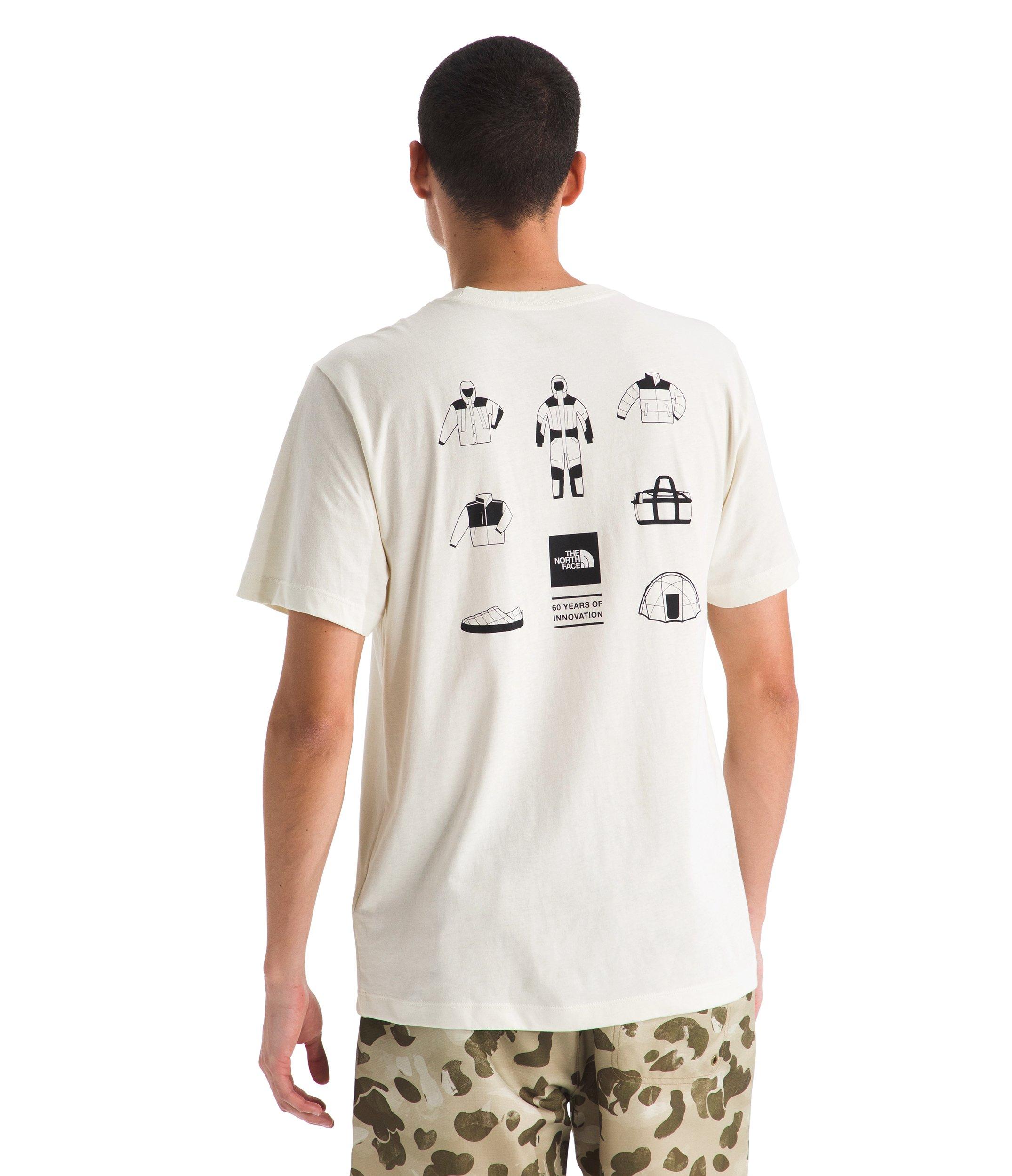 The North Face Men's Mountain Mirage Short Sleeve T-Shirt - White - WHITE Thumbnail View 2
