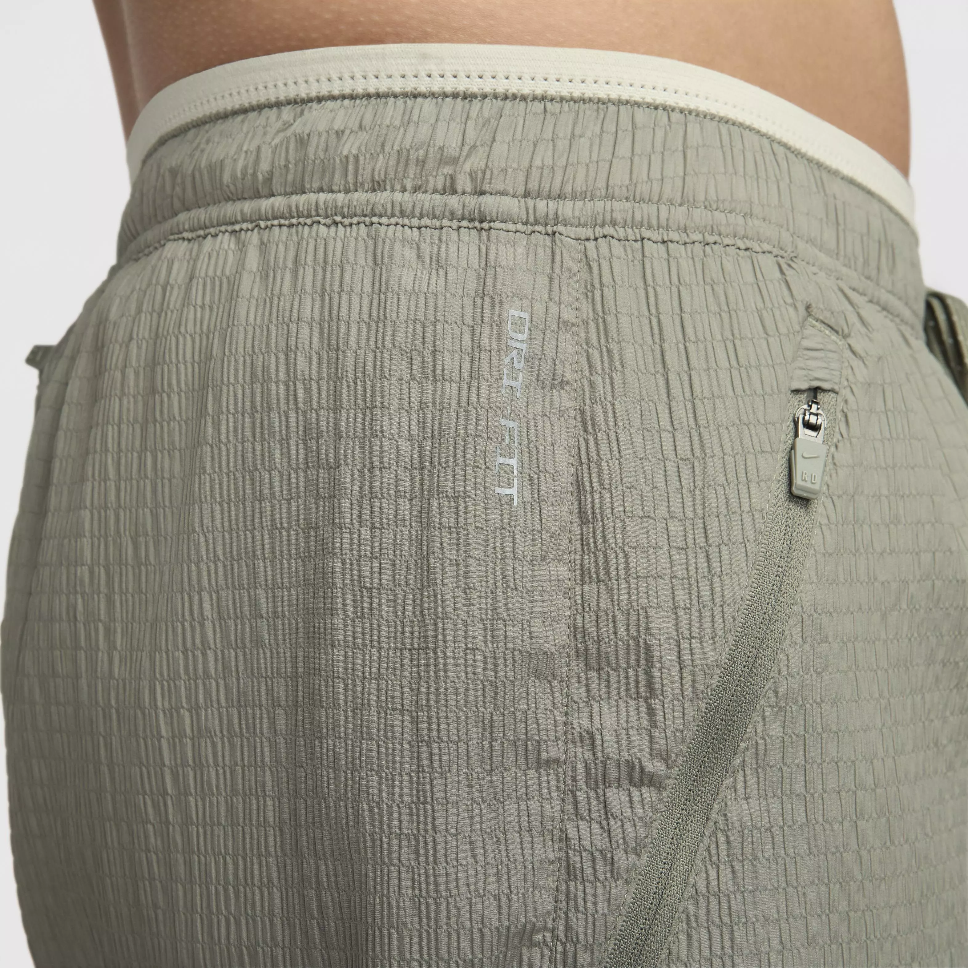 Nike Men's Dri-FIT Run Division Stride 5" BF Brief-Lined Running Shorts - GREY