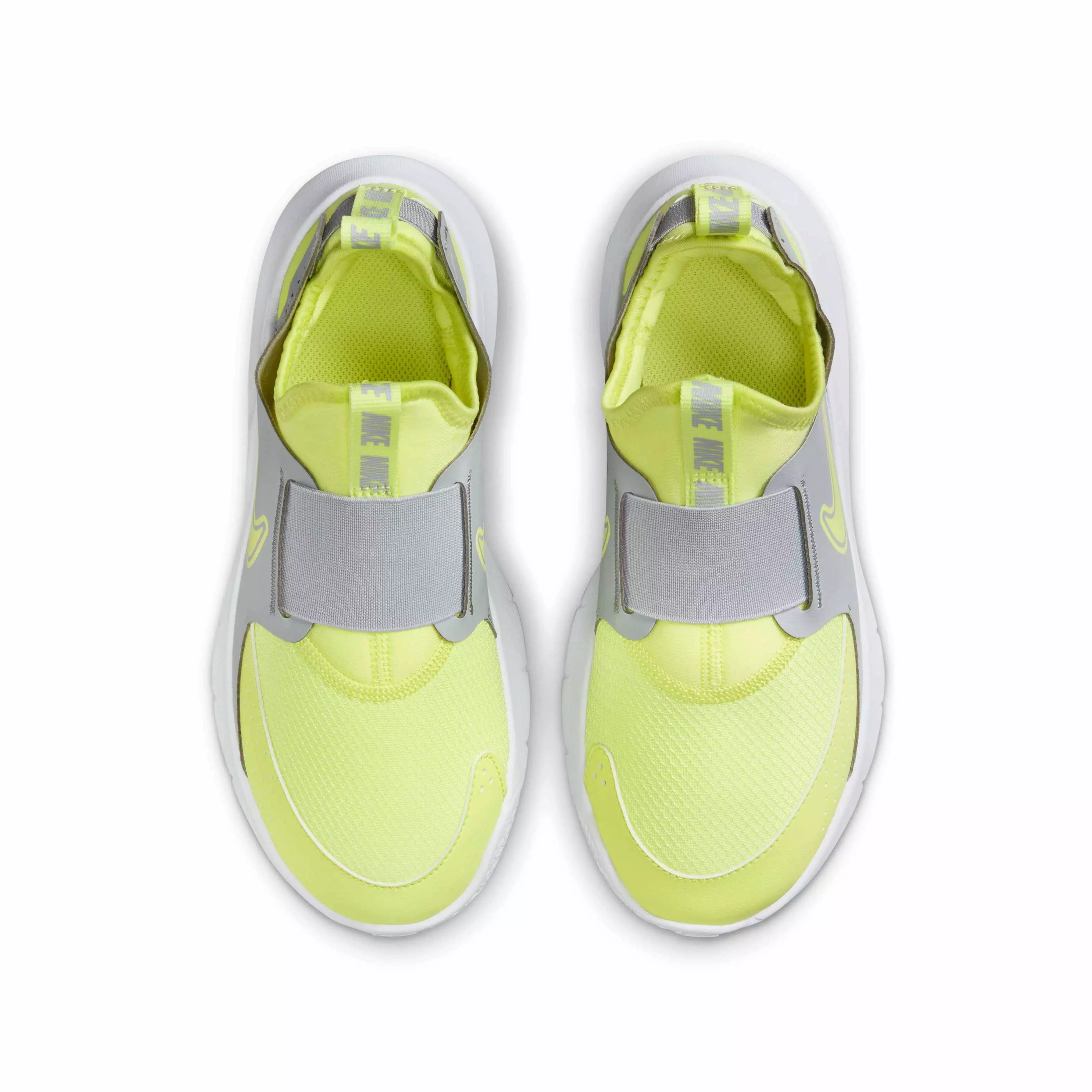 Nike Flex Runner 3 "Summit White/White/Light Lemon Twist" Grade School Boys' Running Shoe - WHITE/WHITE/LT LEMON