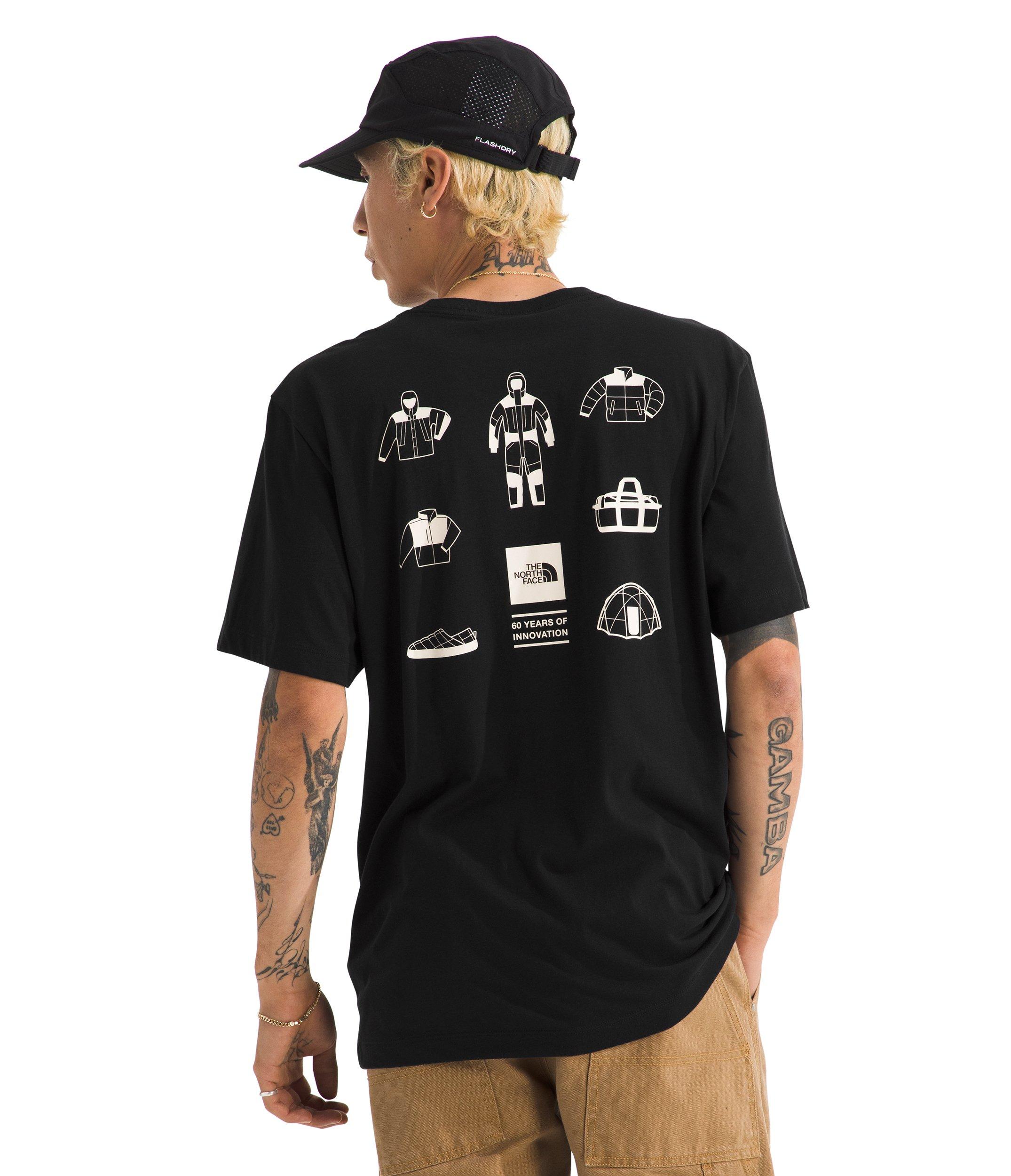 The North Face Men's Mountain Mirage Short Sleeve T-Shirt - Black - BLACK Thumbnail View 2