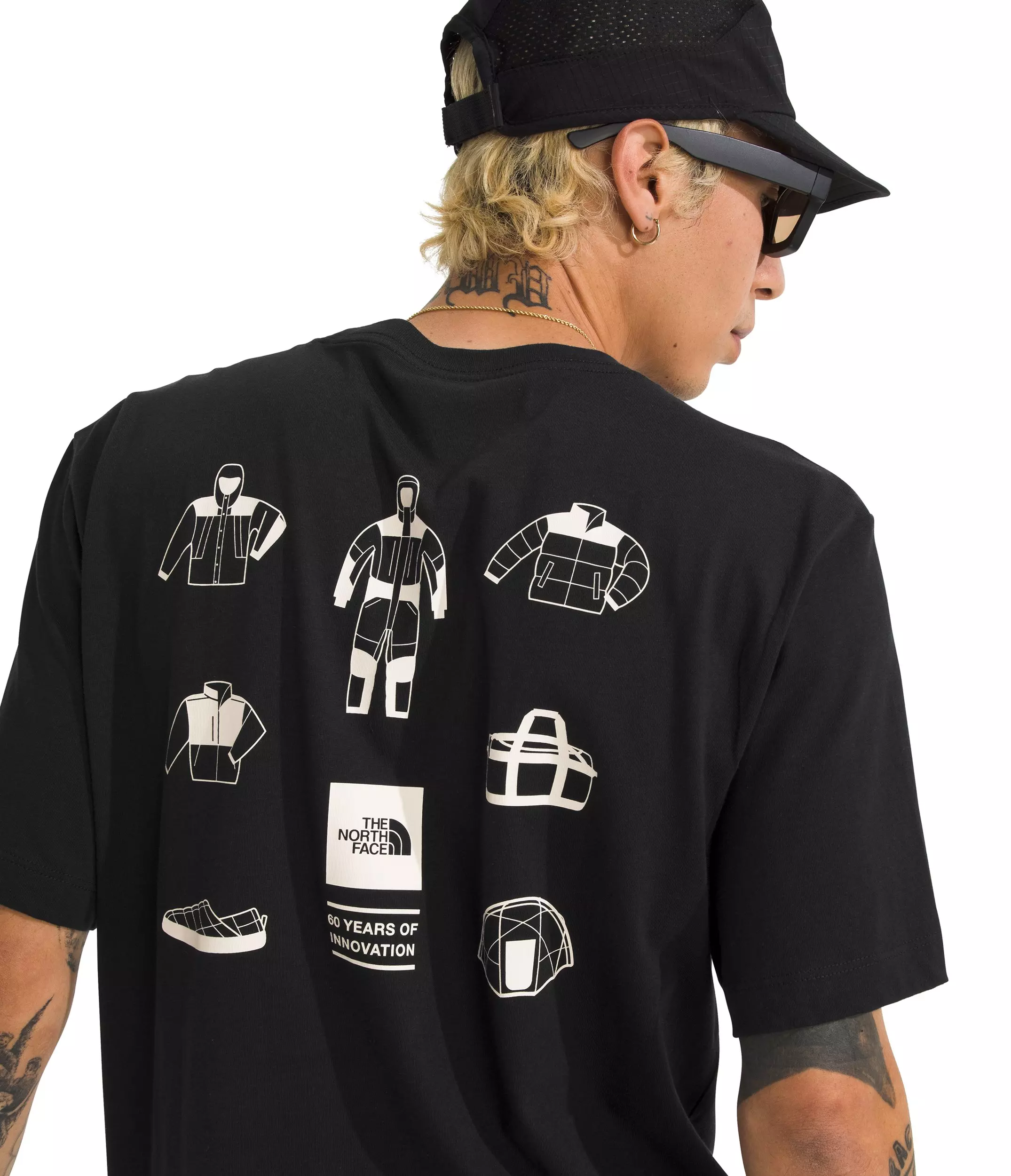 The North Face Men's Mountain Mirage Short Sleeve T-Shirt - Black - BLACK