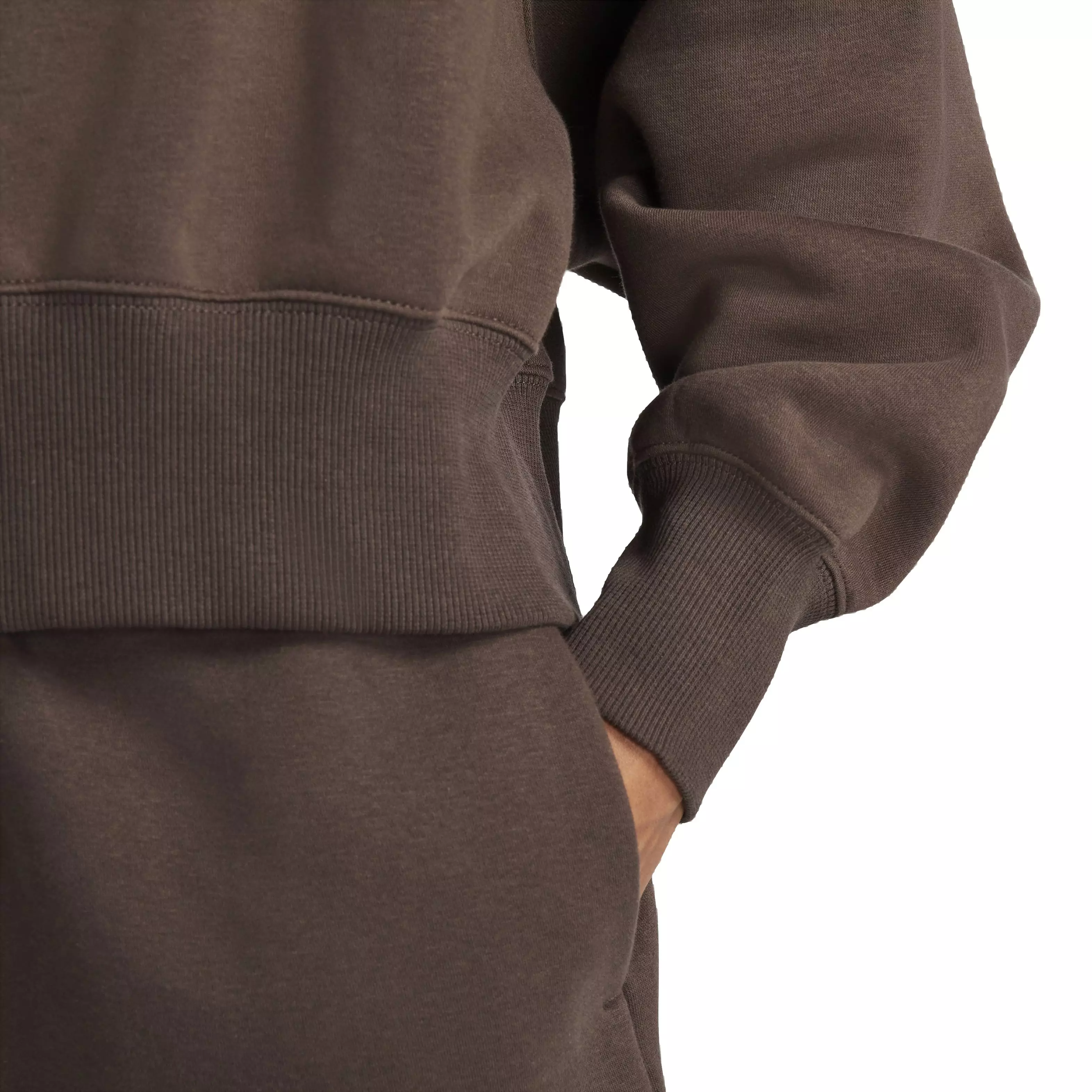 Nike Women's Sportswear Phoenix Fleece Over-Oversized Crewneck - BROWN