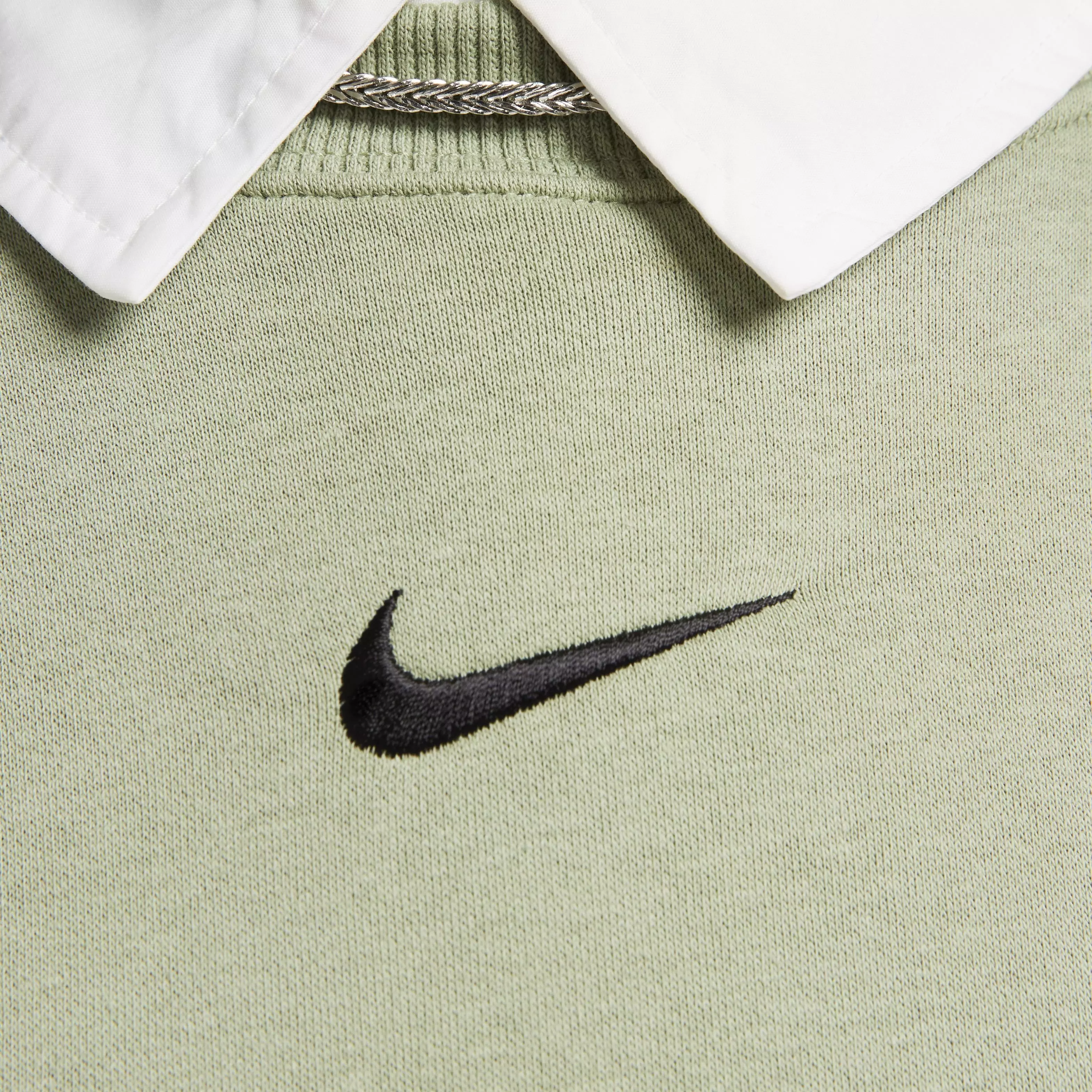 Nike Women's Sportswear Phoenix Fleece Over-Oversized Crewneck Sweatshirt - GREEN