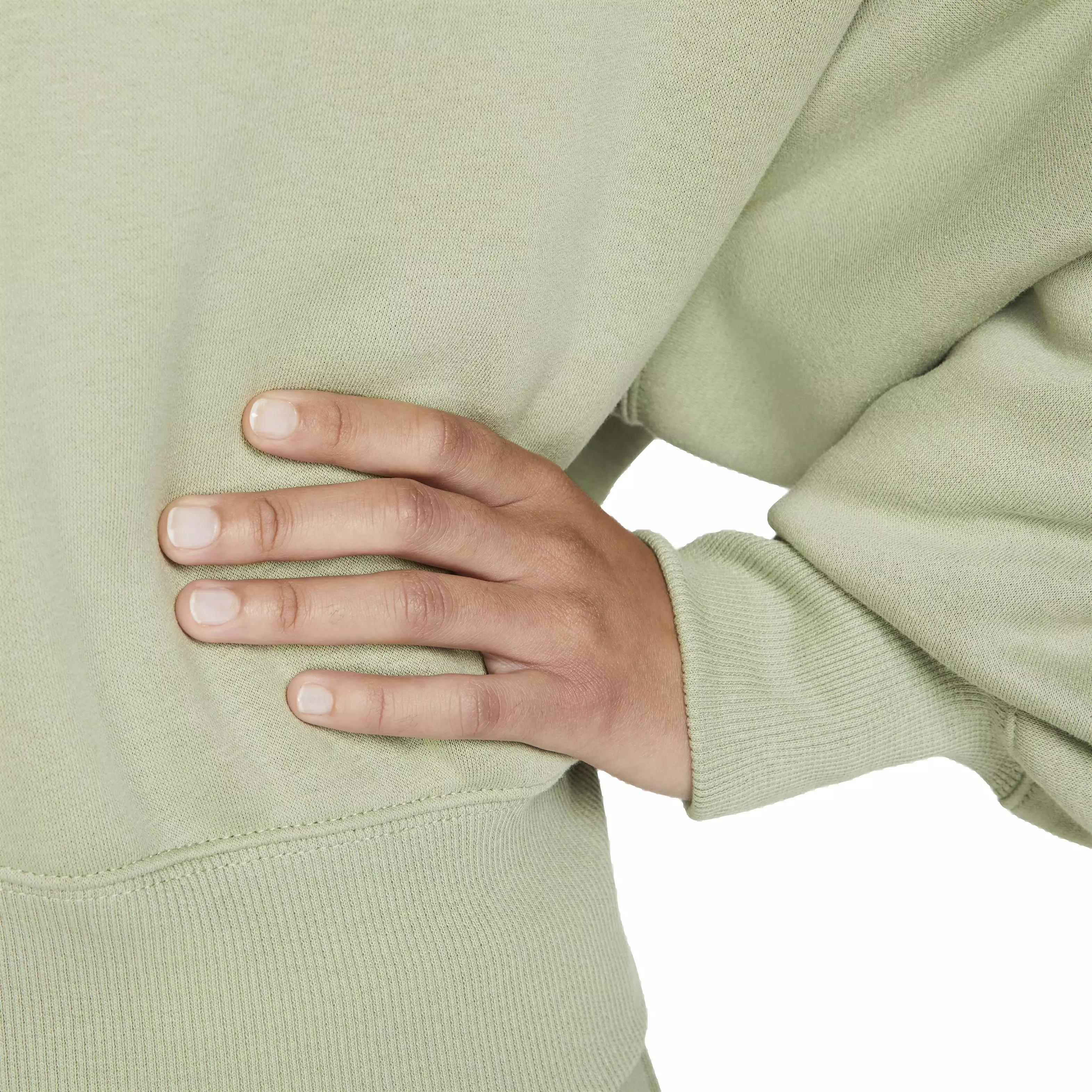 Nike Women's Sportswear Phoenix Fleece Over-Oversized Crewneck - GREEN