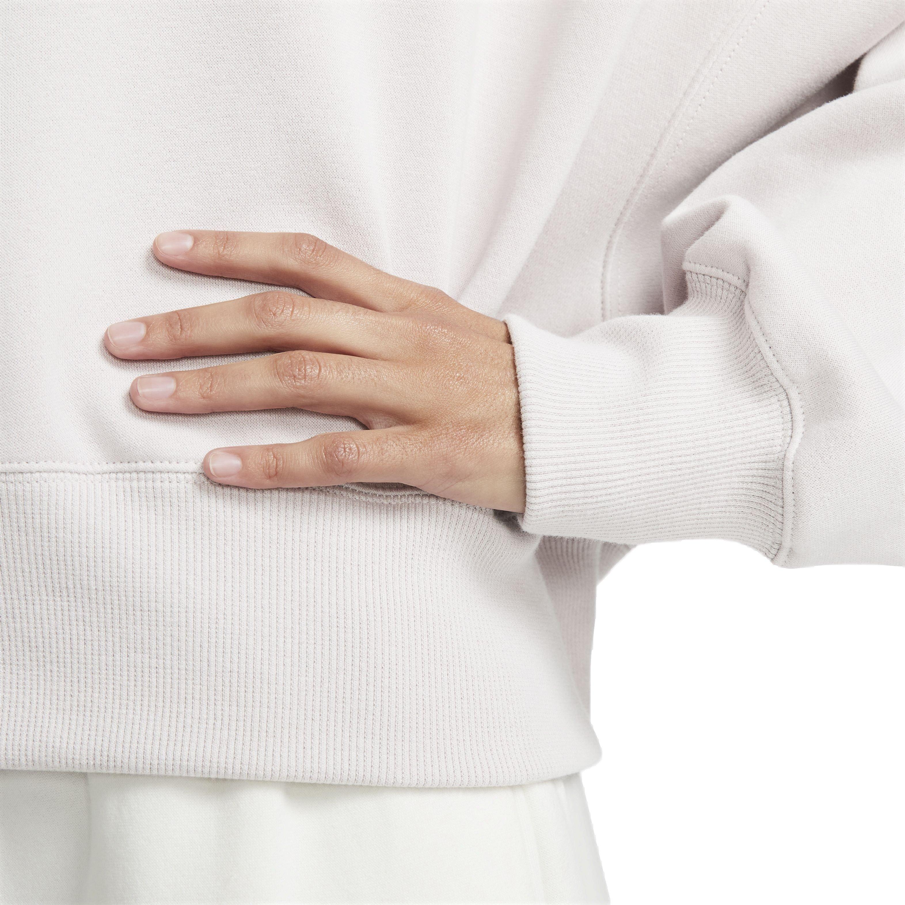 Nike Women's Sportswear Phoenix Fleece Over-Oversized Crewneck - PURPLE Thumbnail View 4