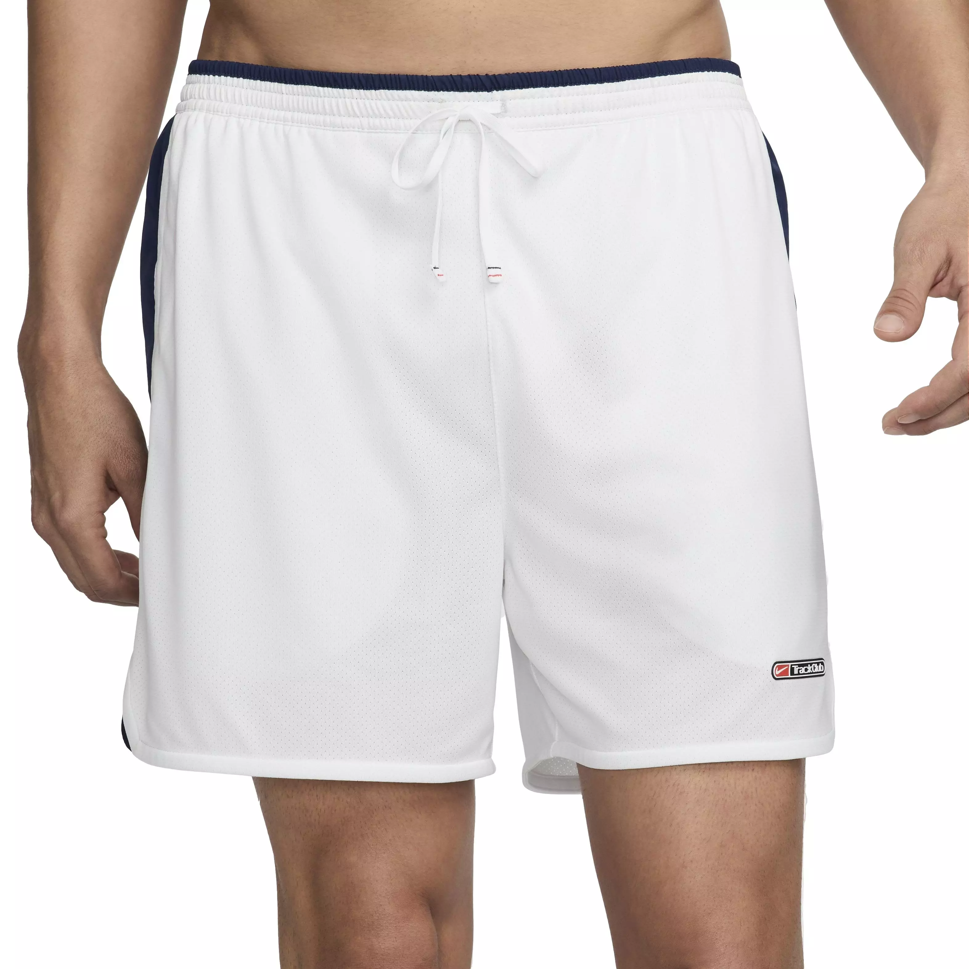 Nike Men's Track Club Dri-FIT 5" Brief-Lined Running Shorts - WHITE