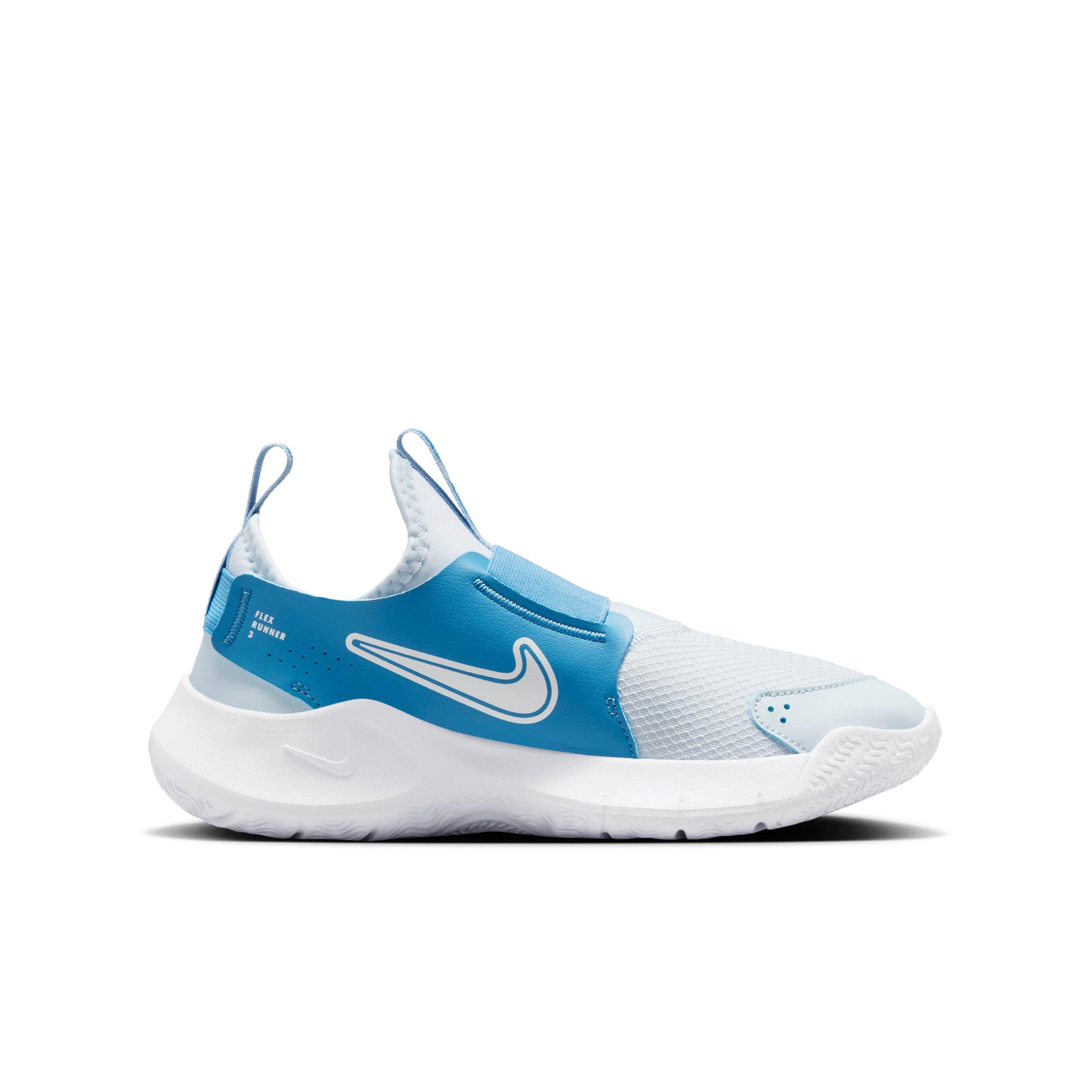 Nike Flex Runner 3 "Blue Tint/Blue Beyond/White" Grade School Boys' Running Shoe - BLUE/BLUE/WHITE Thumbnail View 1